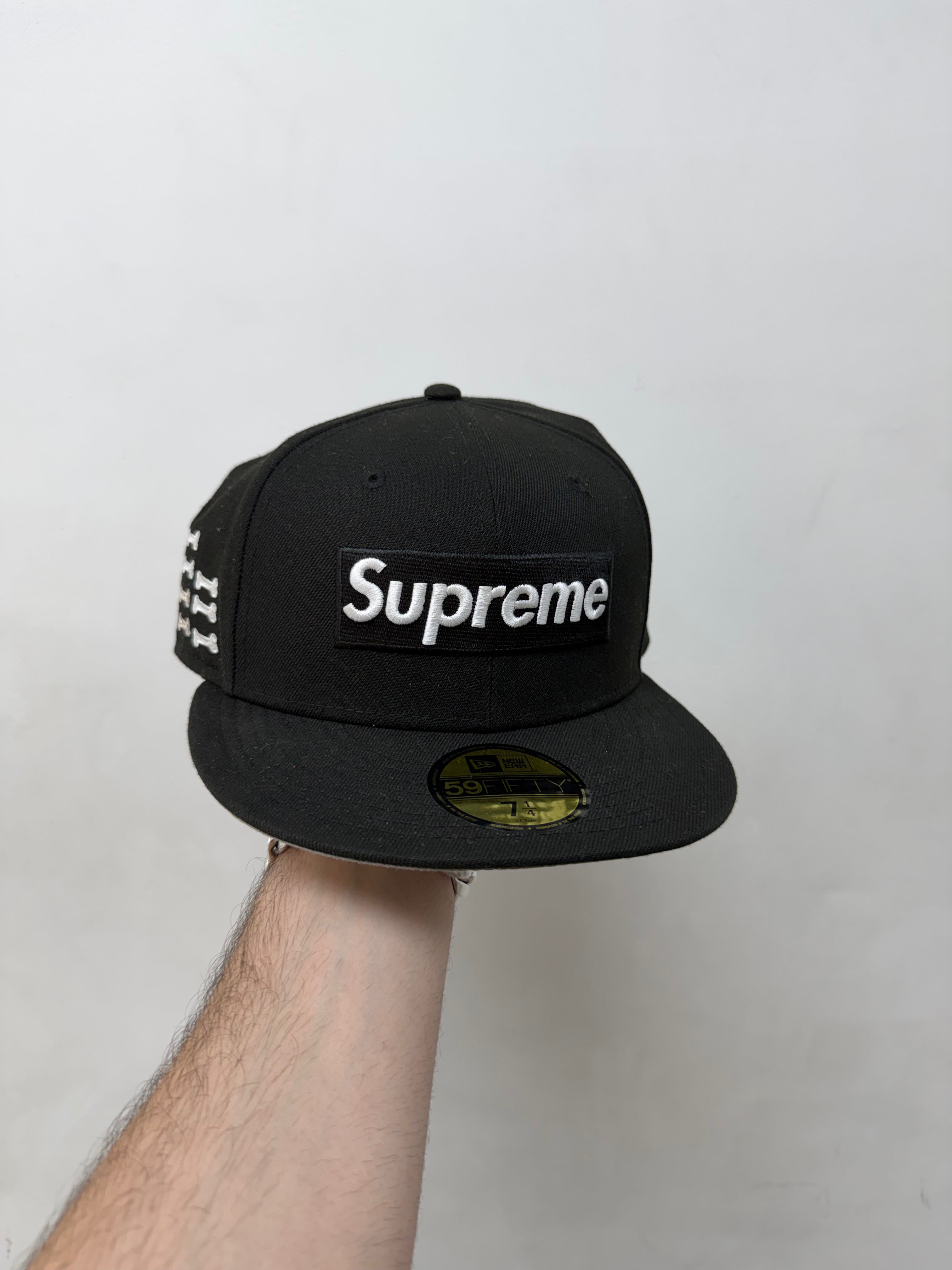 Supreme Black Bone Bogo (7 1-4) Fitted Cap