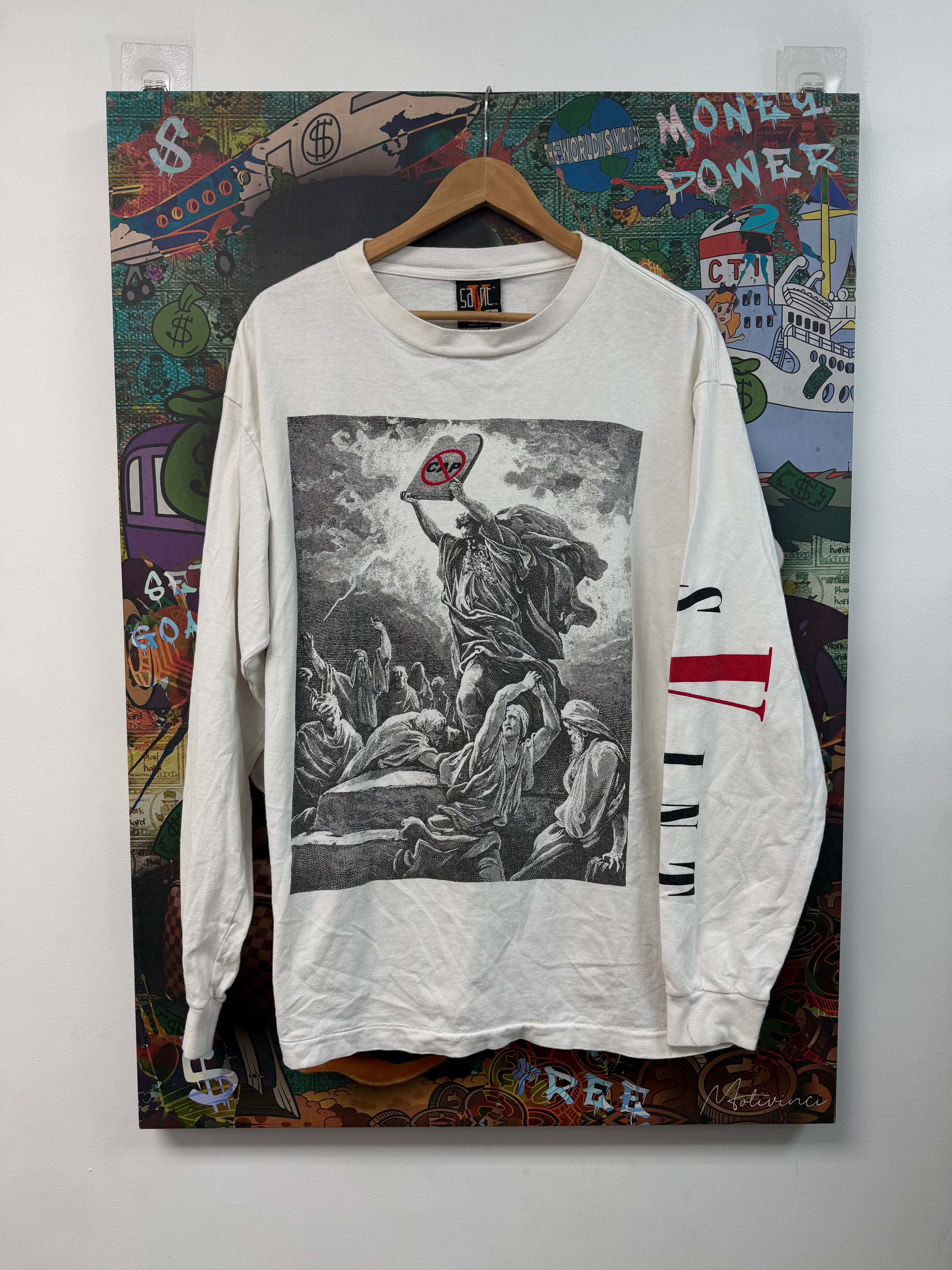 Saint Michael x Vlone White RIP Jesus Tee