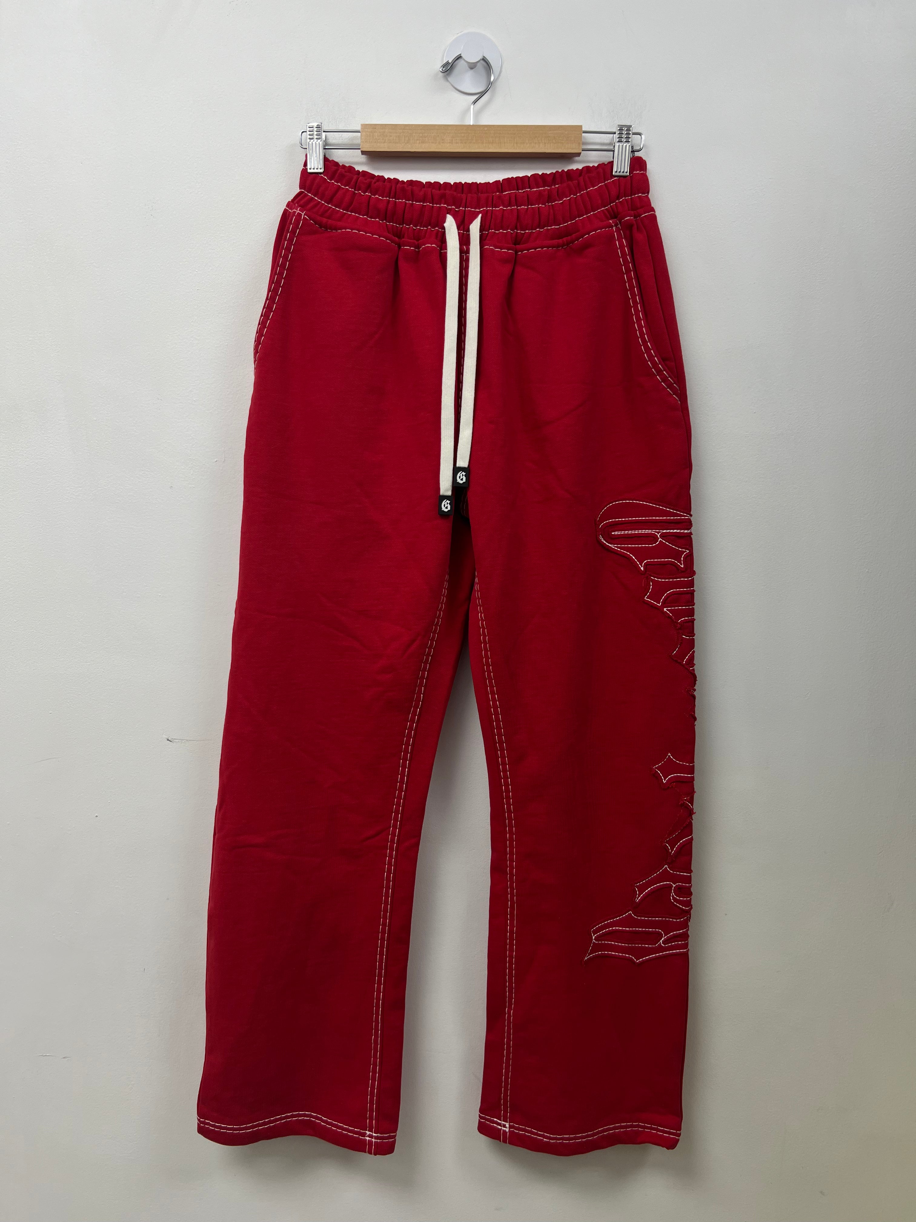 Godspeed Red Raw Og Logo Sweatpants