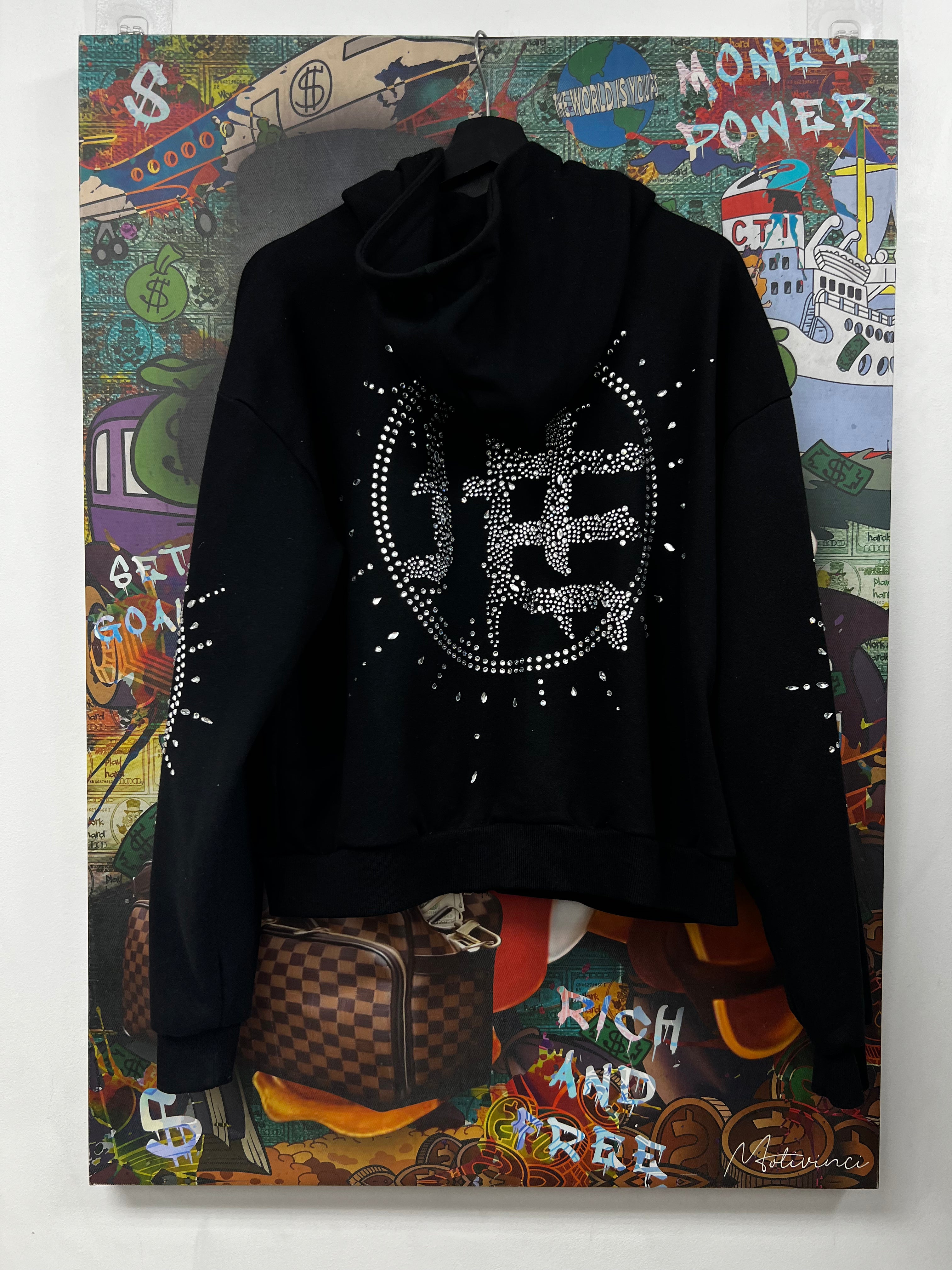 Mixed Emotions Black Eclipse Zip Up