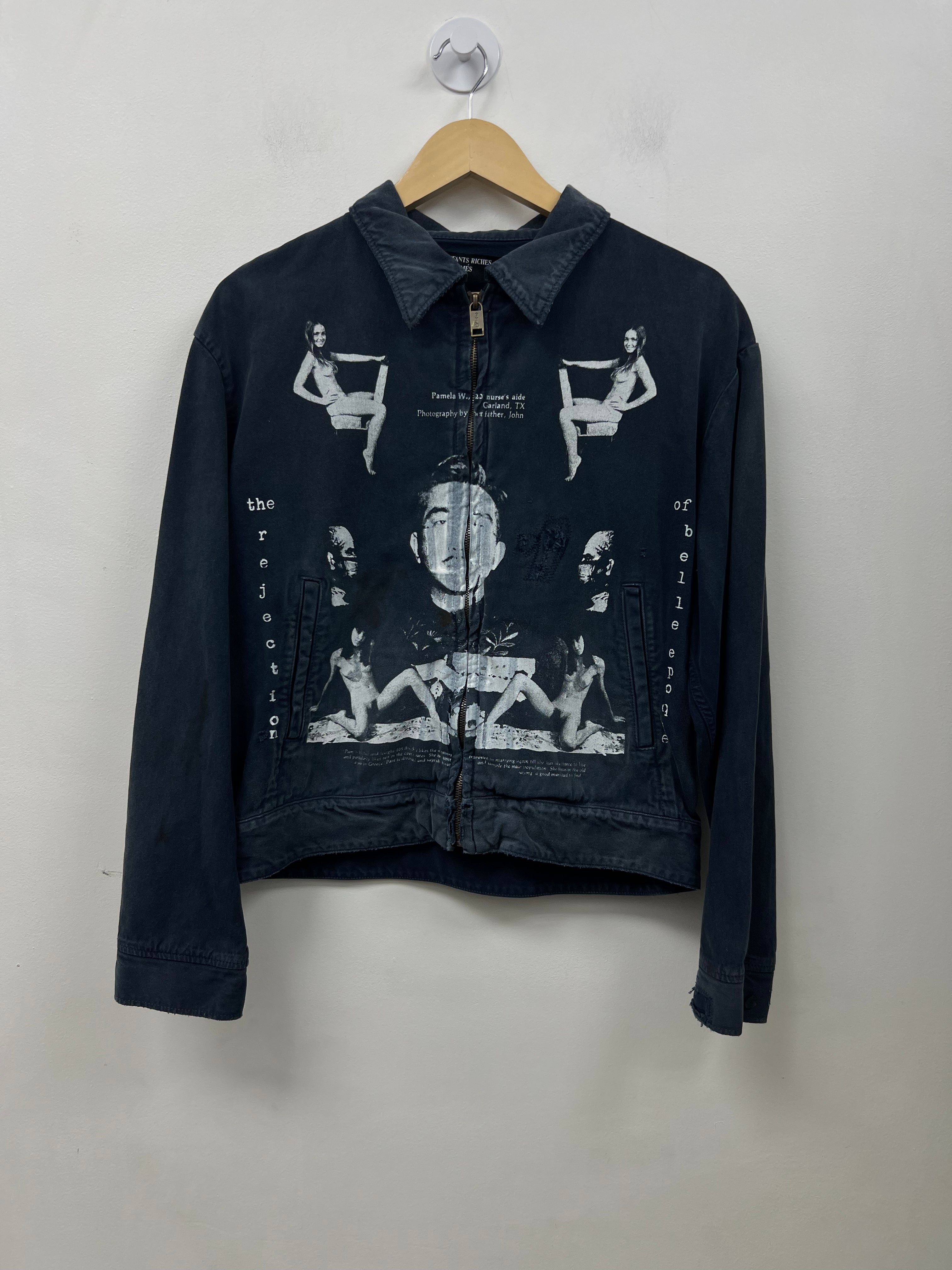 ERD Navy Initiation Into Nothingness Denim Jacket