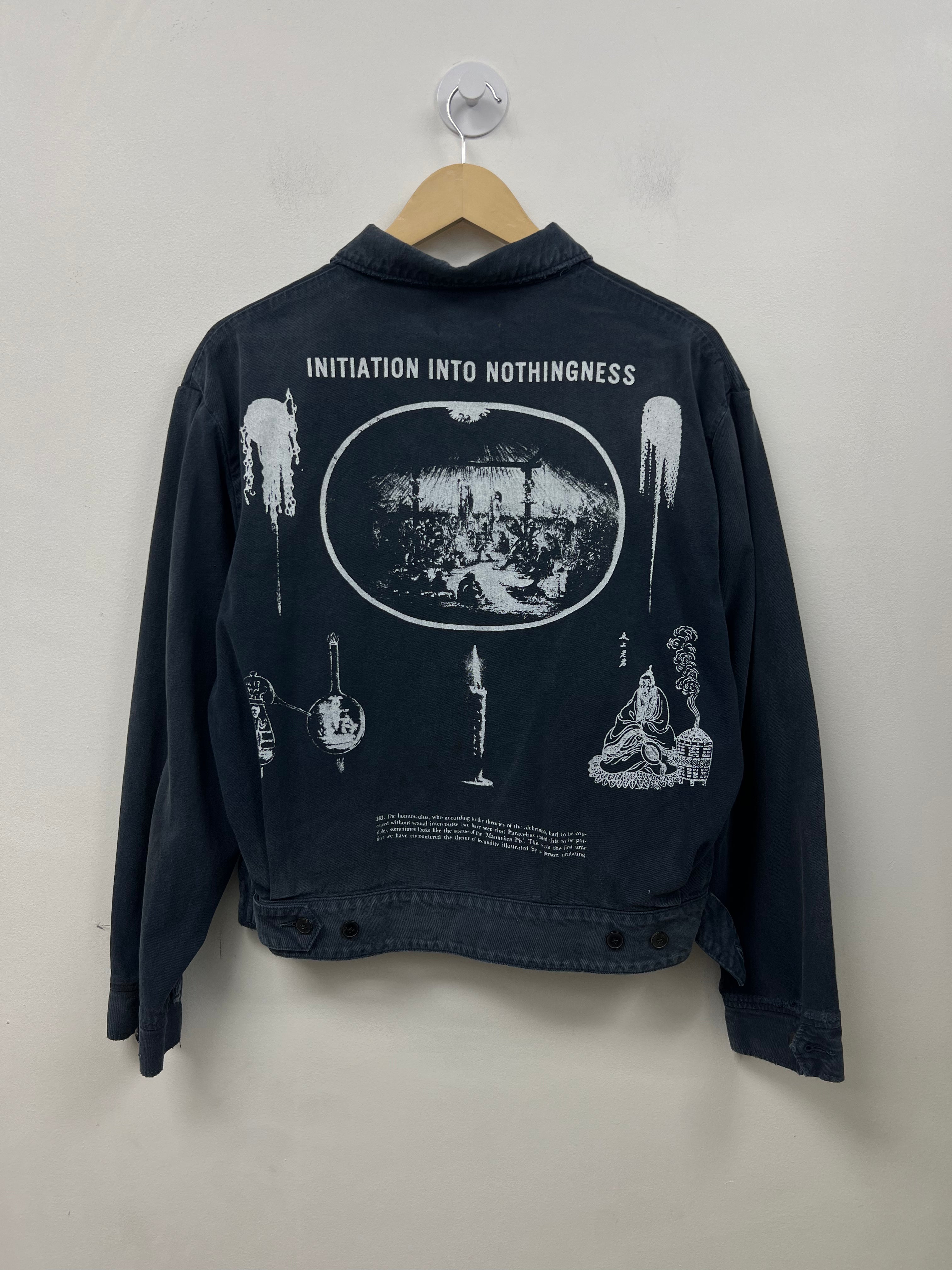 ERD Navy Initiation Into Nothingness Denim Jacket