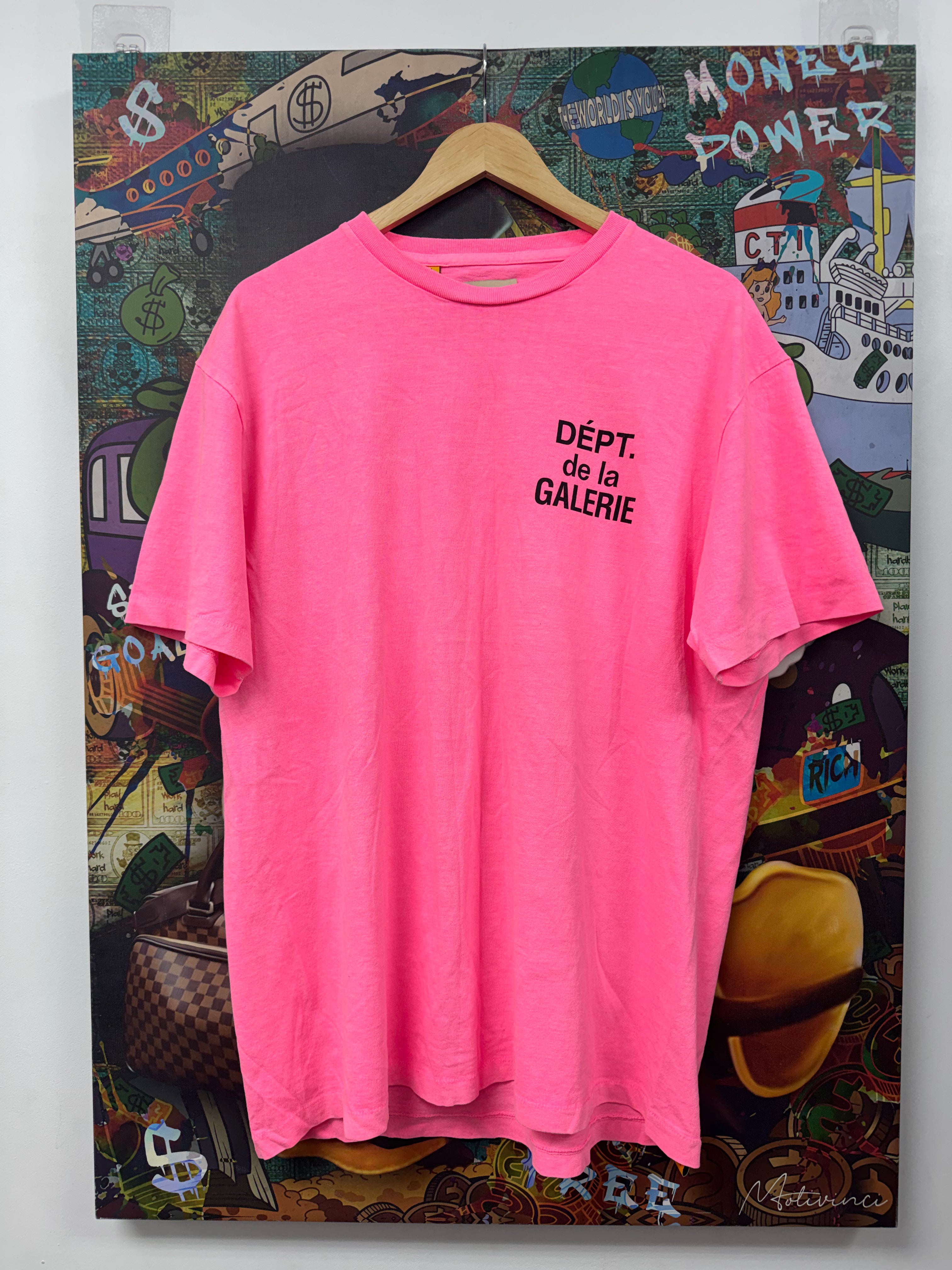 Gallery Dept. Hot Pink Black Souvenir Tee
