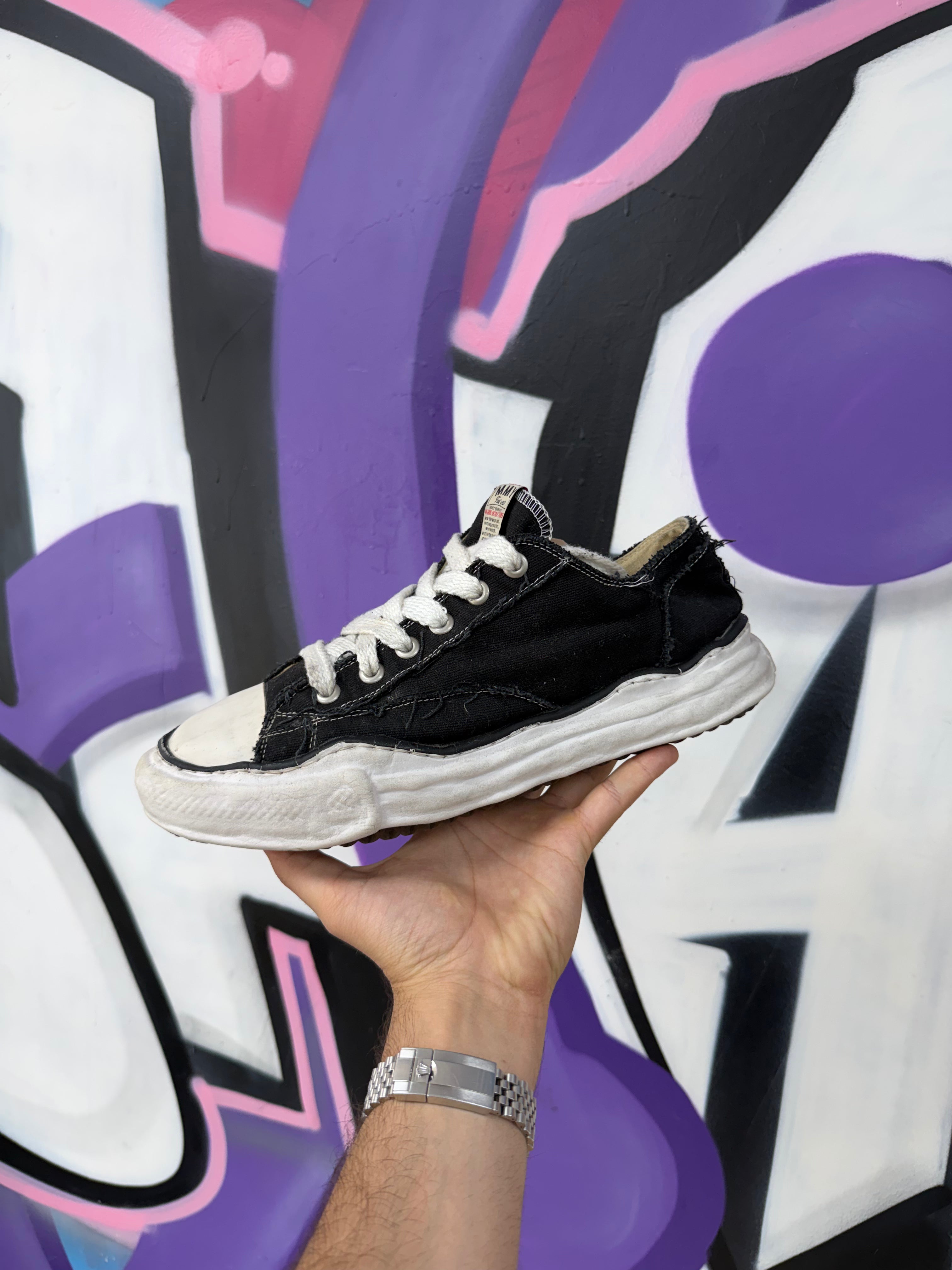 MMY Black White Peterson Sneakers