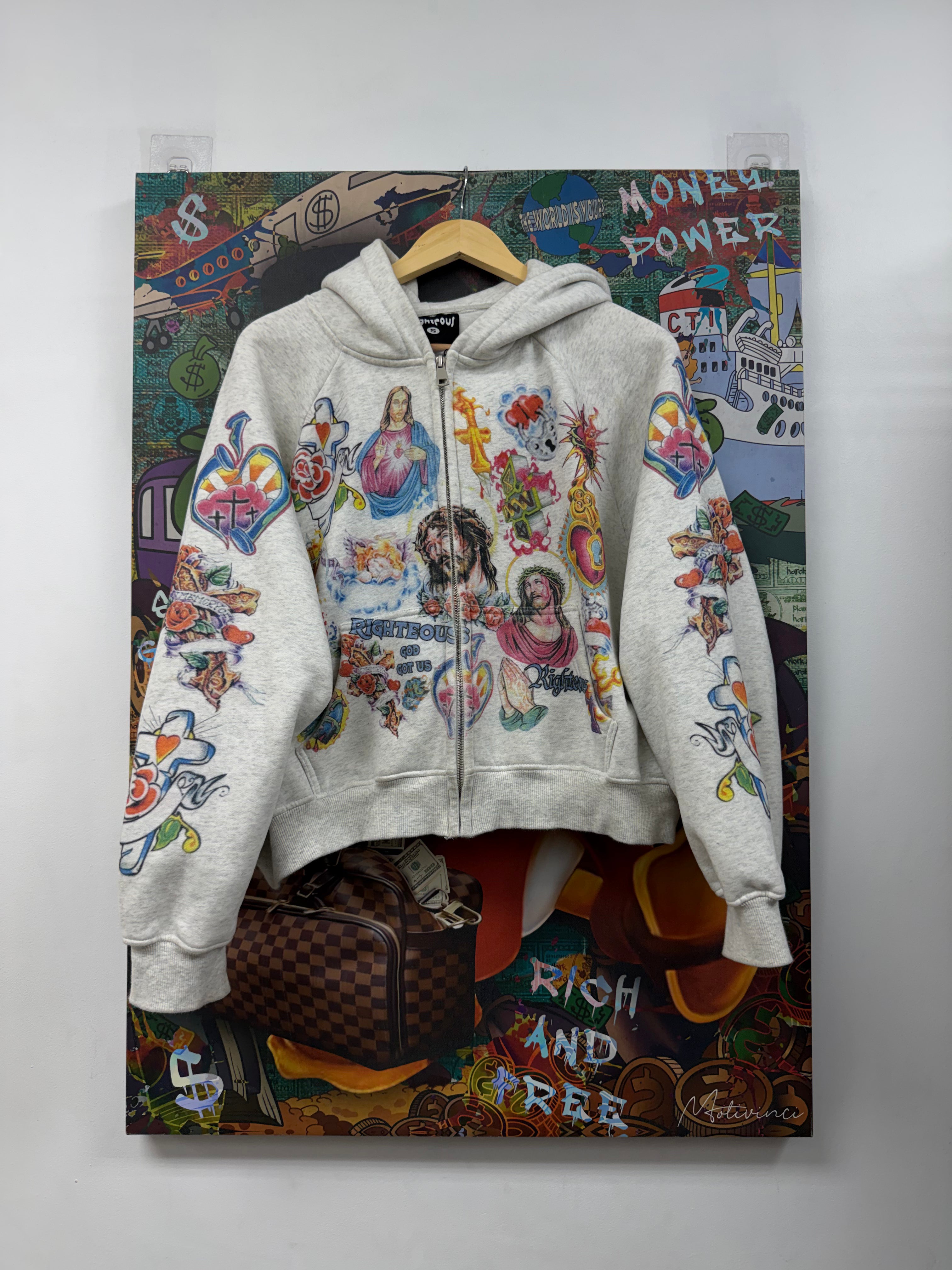 Righteous Grey Risen Hoodie