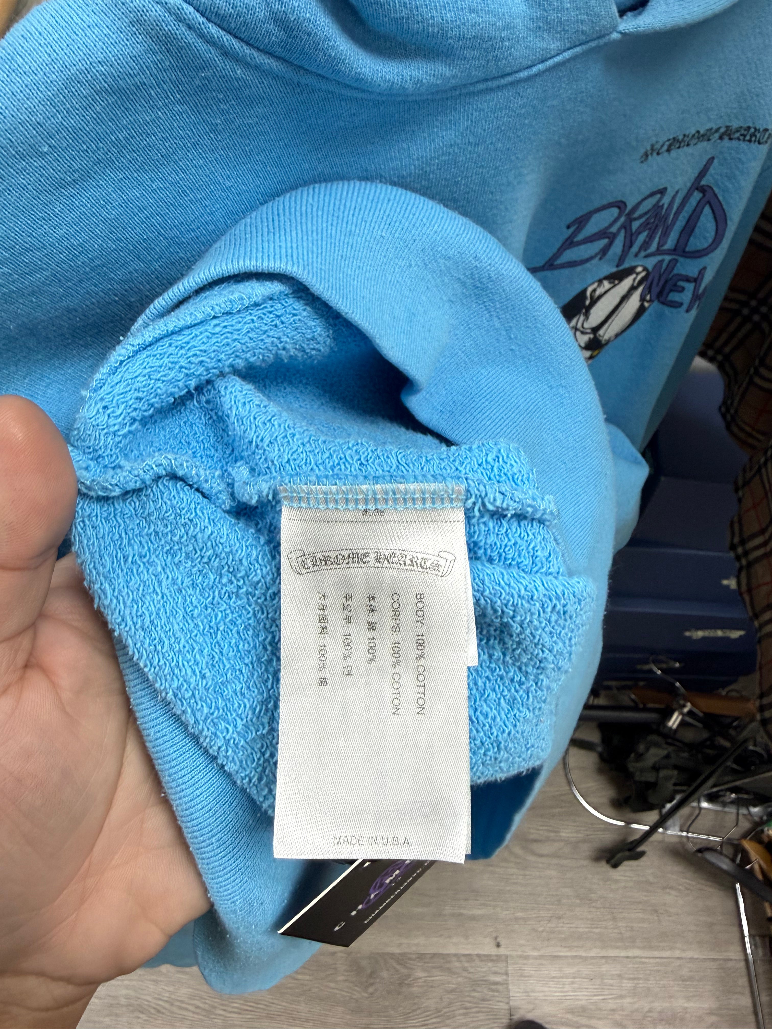Chrome Hearts Matty Boy Brand New Baby Blue Hoodie