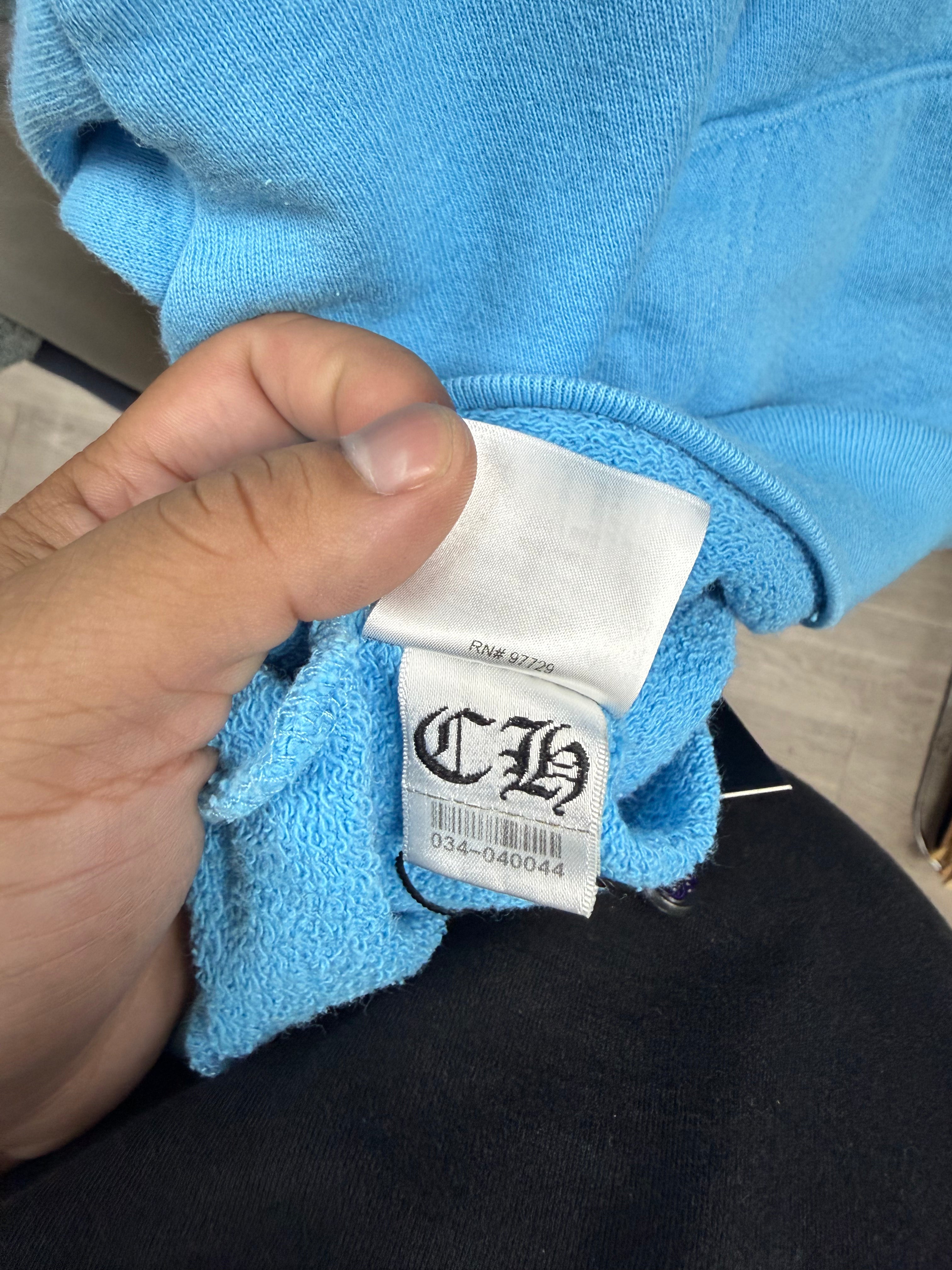 Chrome Hearts Matty Boy Brand New Baby Blue Hoodie
