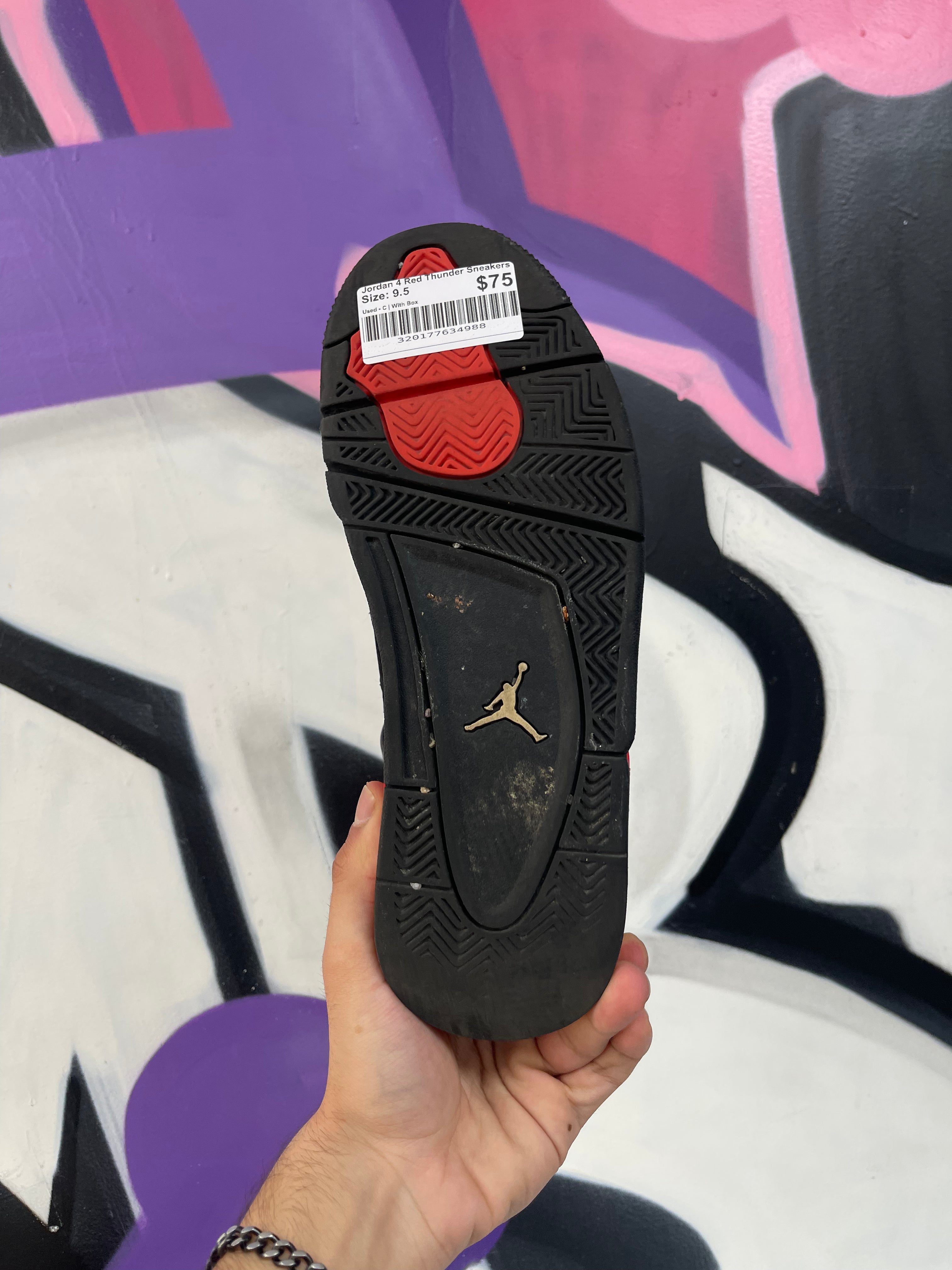 Jordan 4 Red Thunder Sneakers