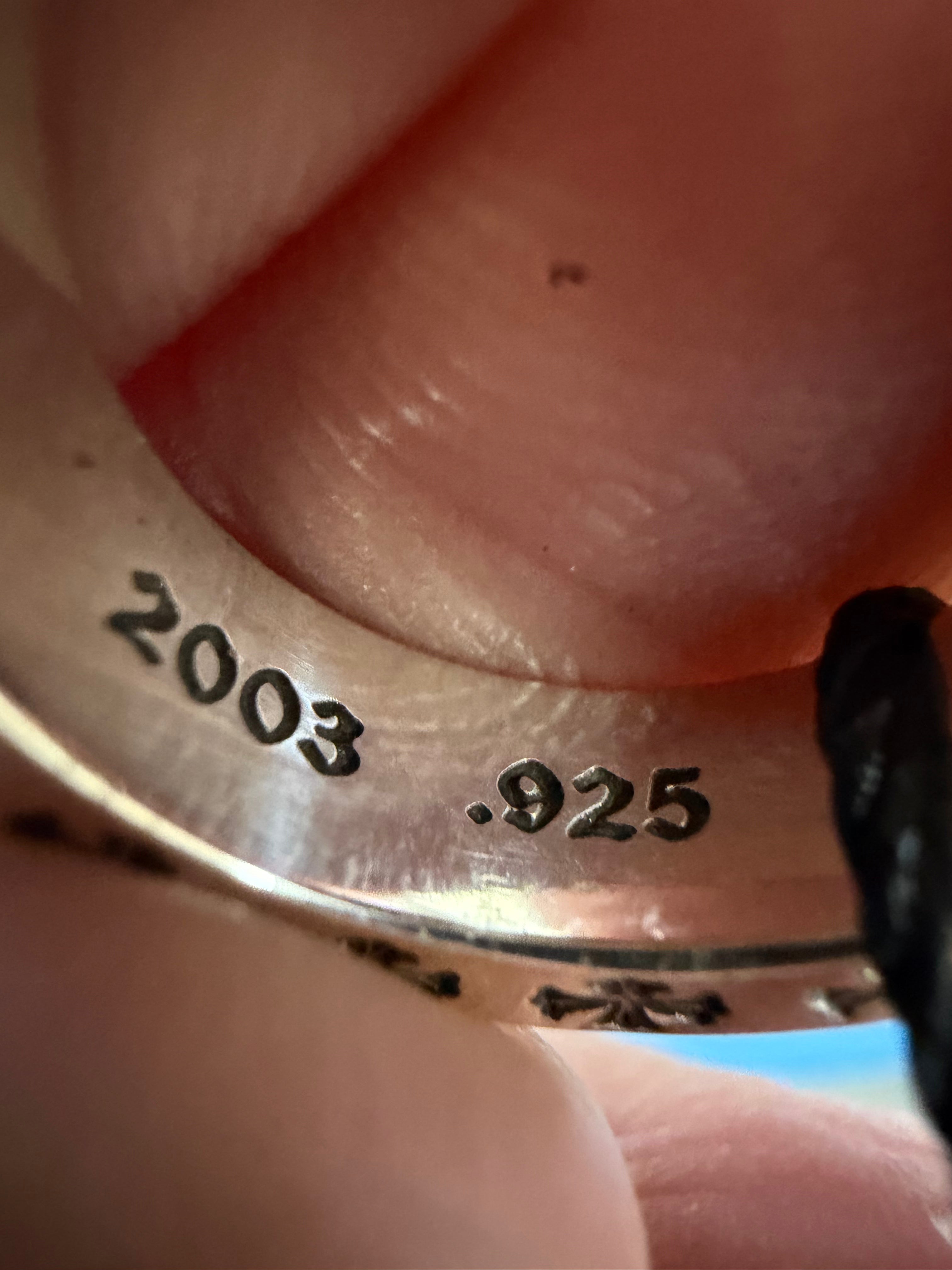Chrome Hearts NY Forever 6MM Spacer Ring Ring