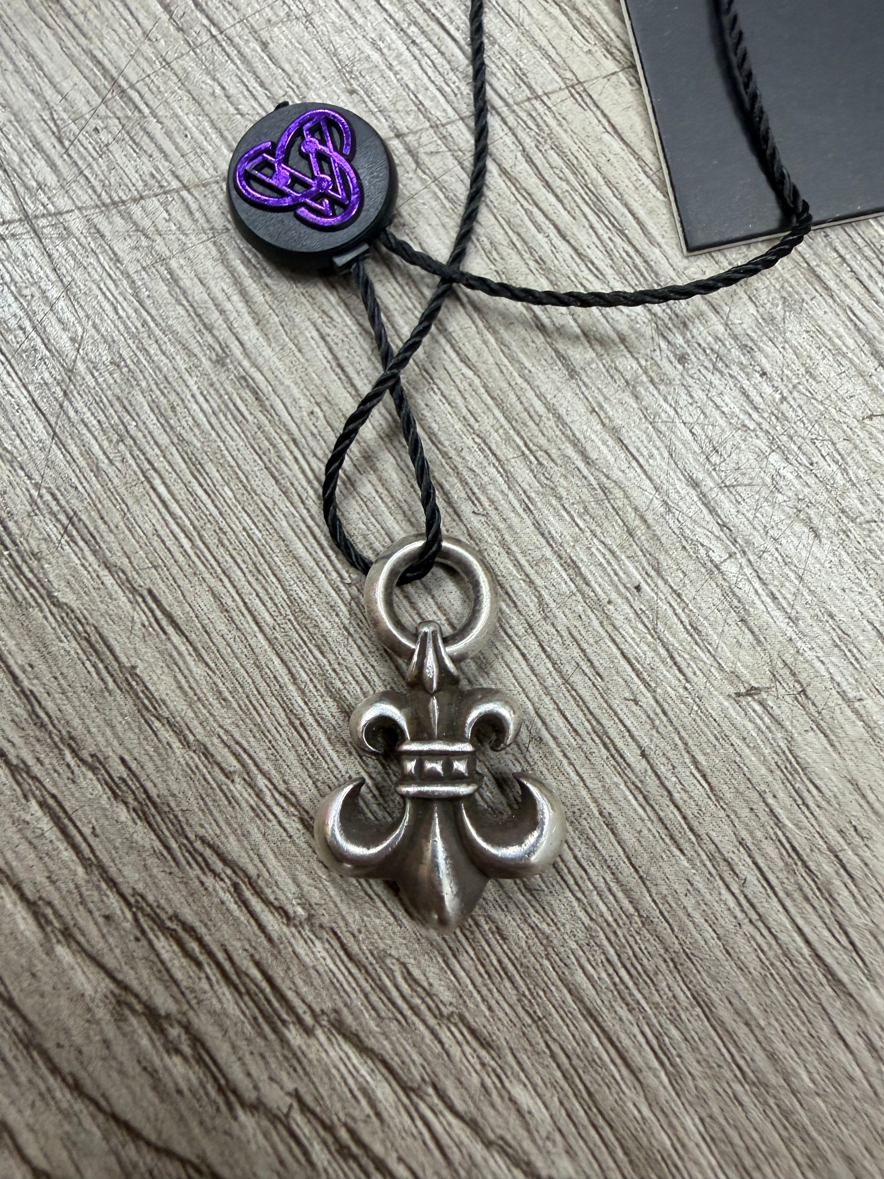 Chrome Hearts Silver Fleur Pendant