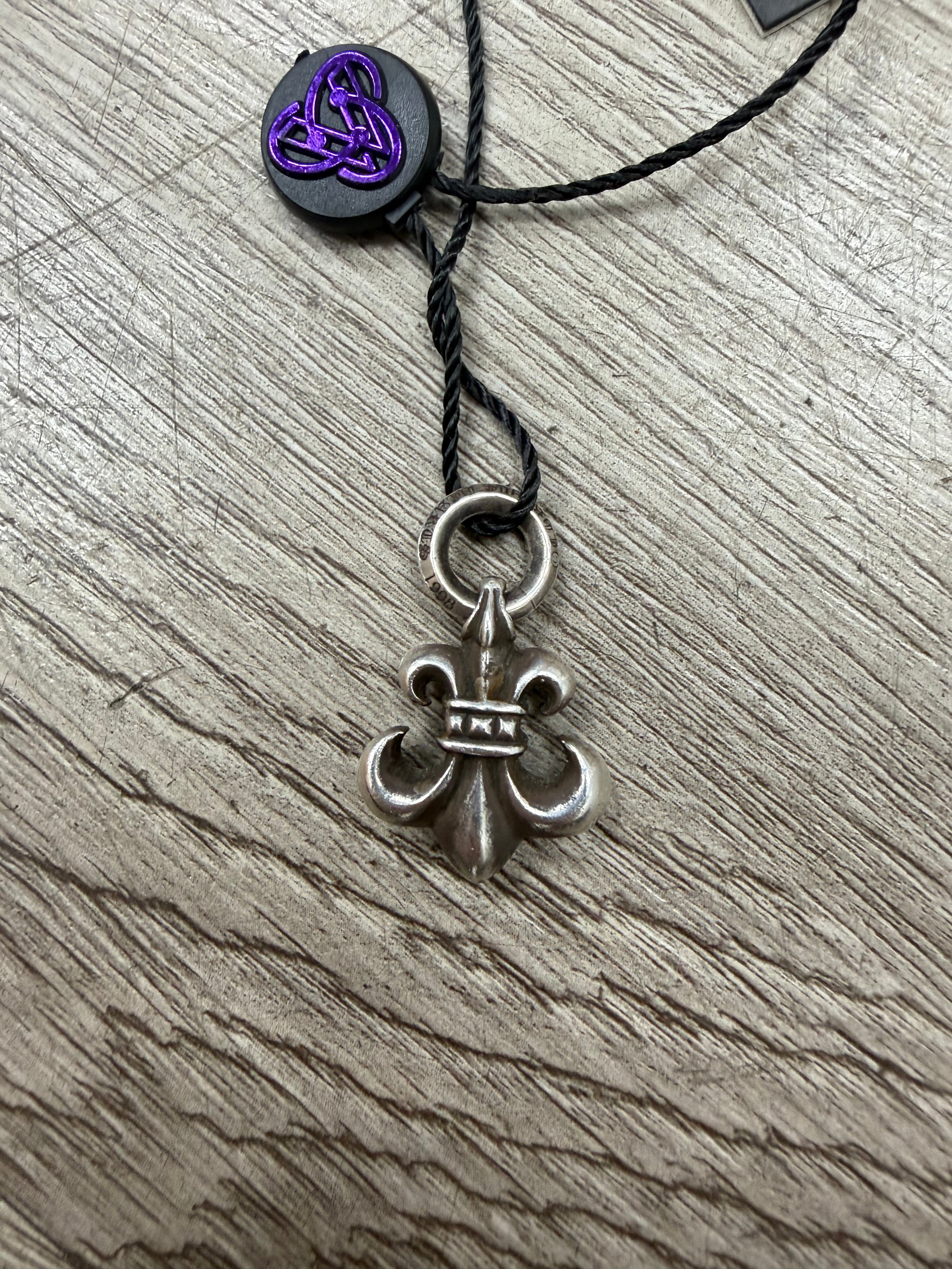 Chrome Hearts Silver Fleur Pendant