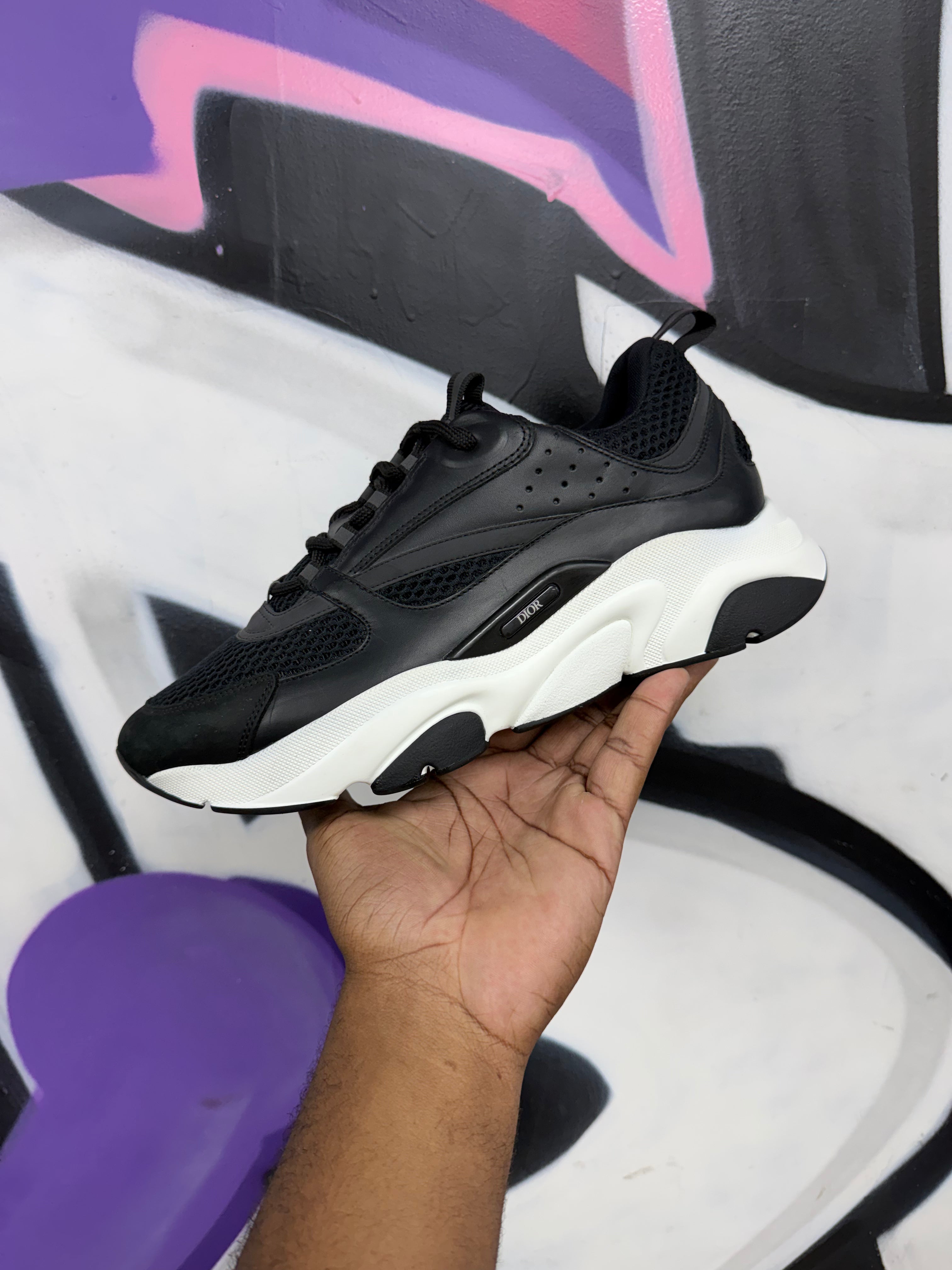 Dior B22 Black White Sneakers