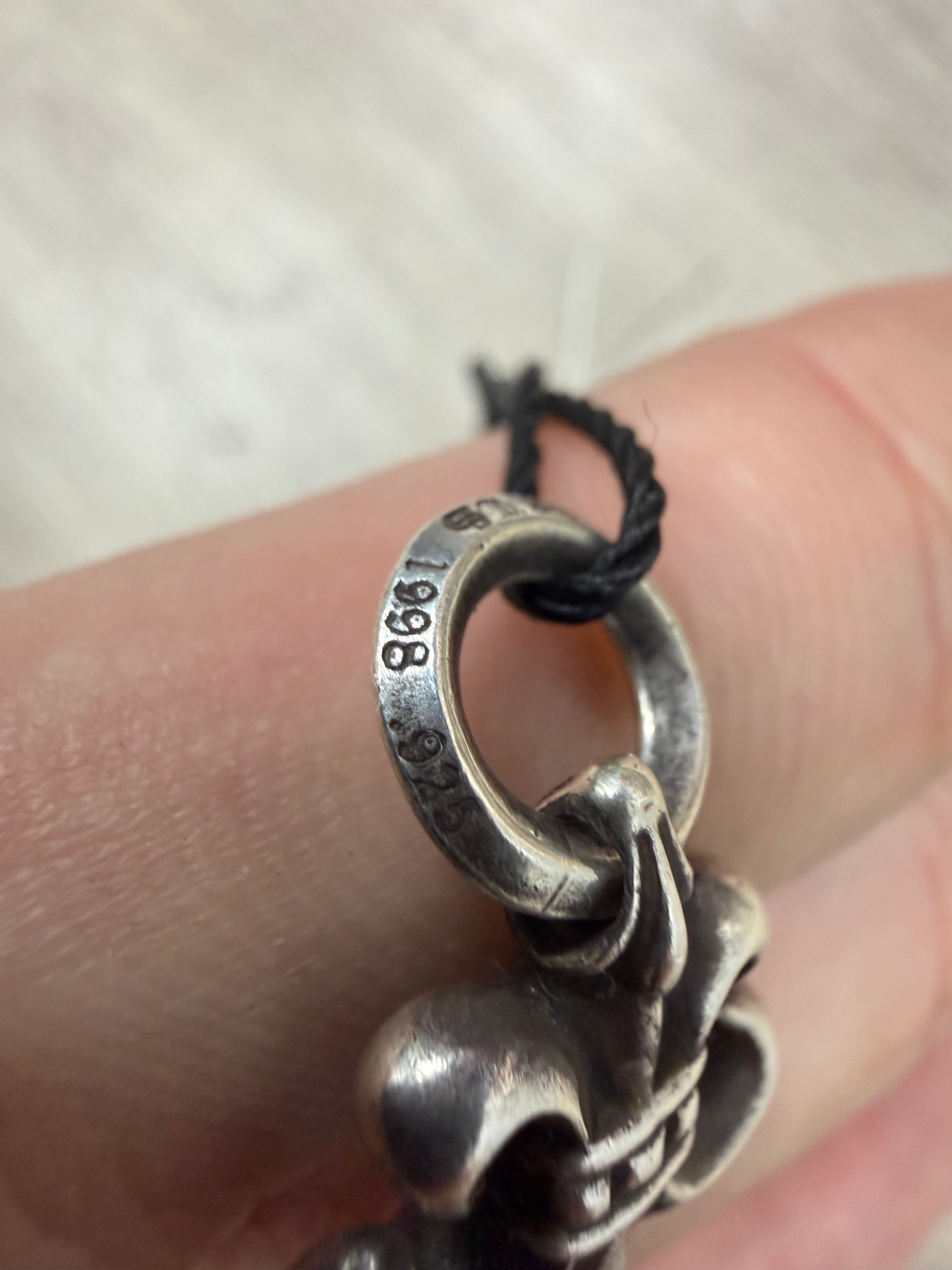 Chrome Hearts Silver Fleur Pendant