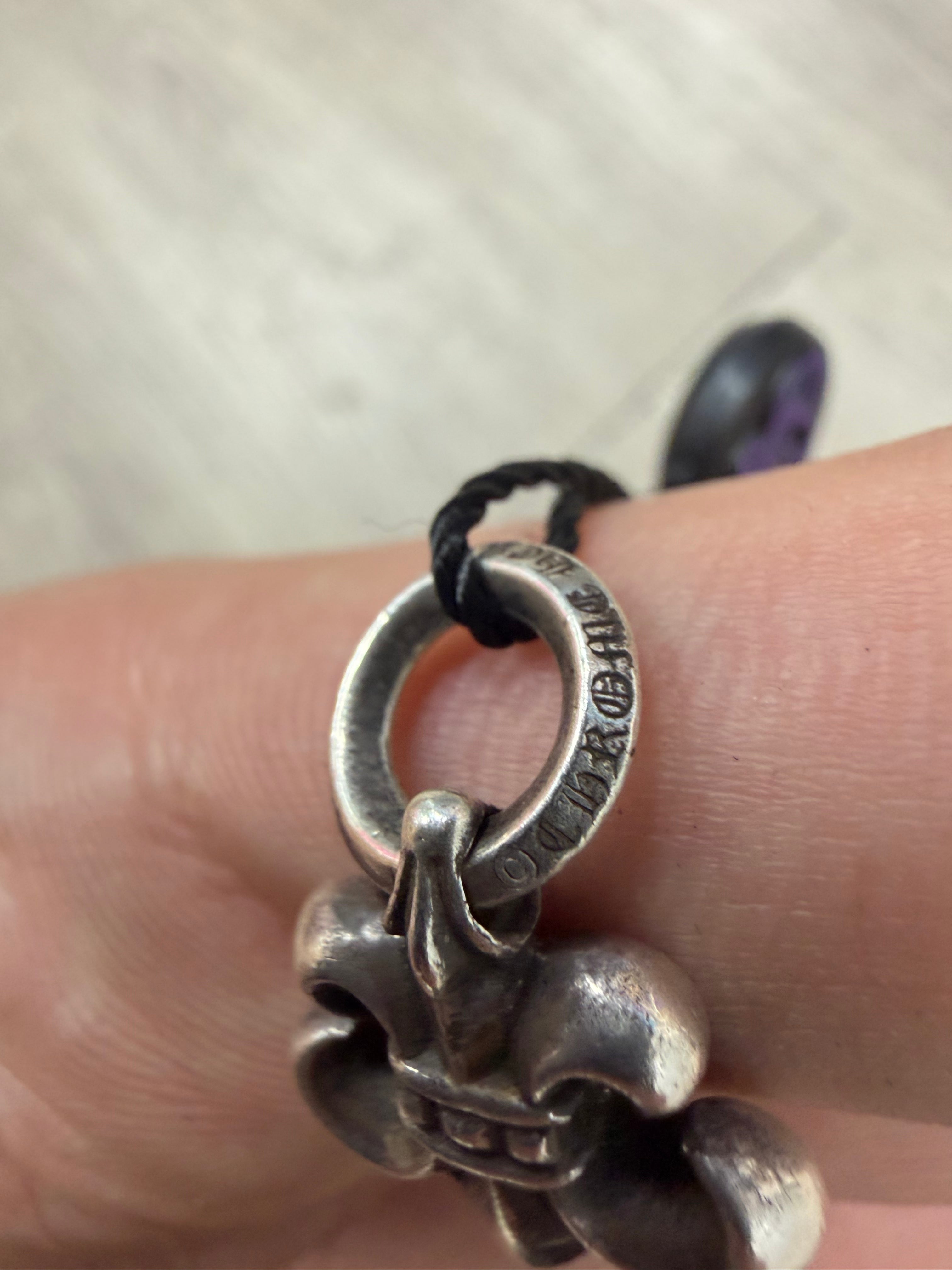 Chrome Hearts Silver Fleur Pendant