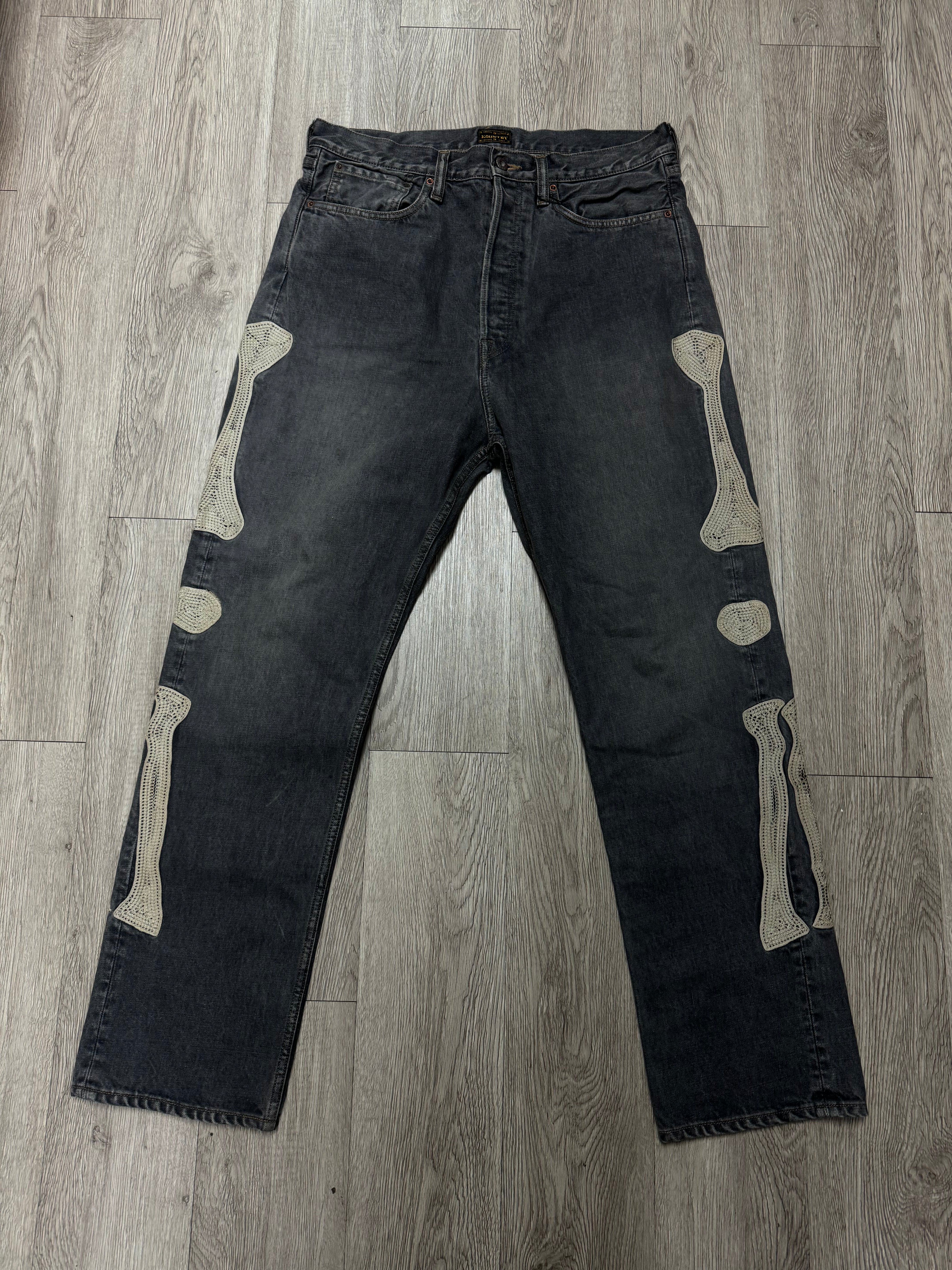 Kapital Grey Bone Jeans