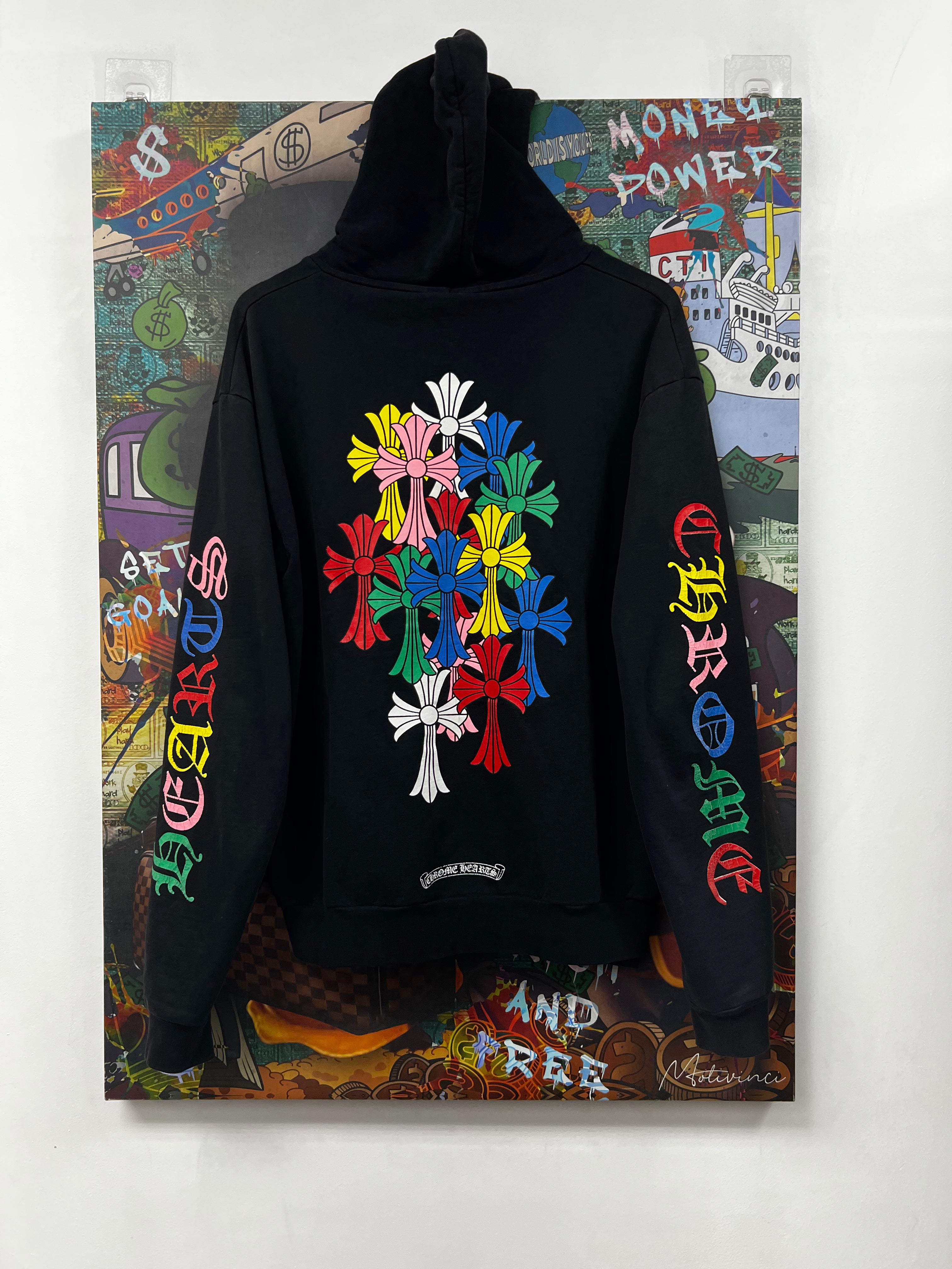 Chrome Hearts Black Multi Cross Zip Up