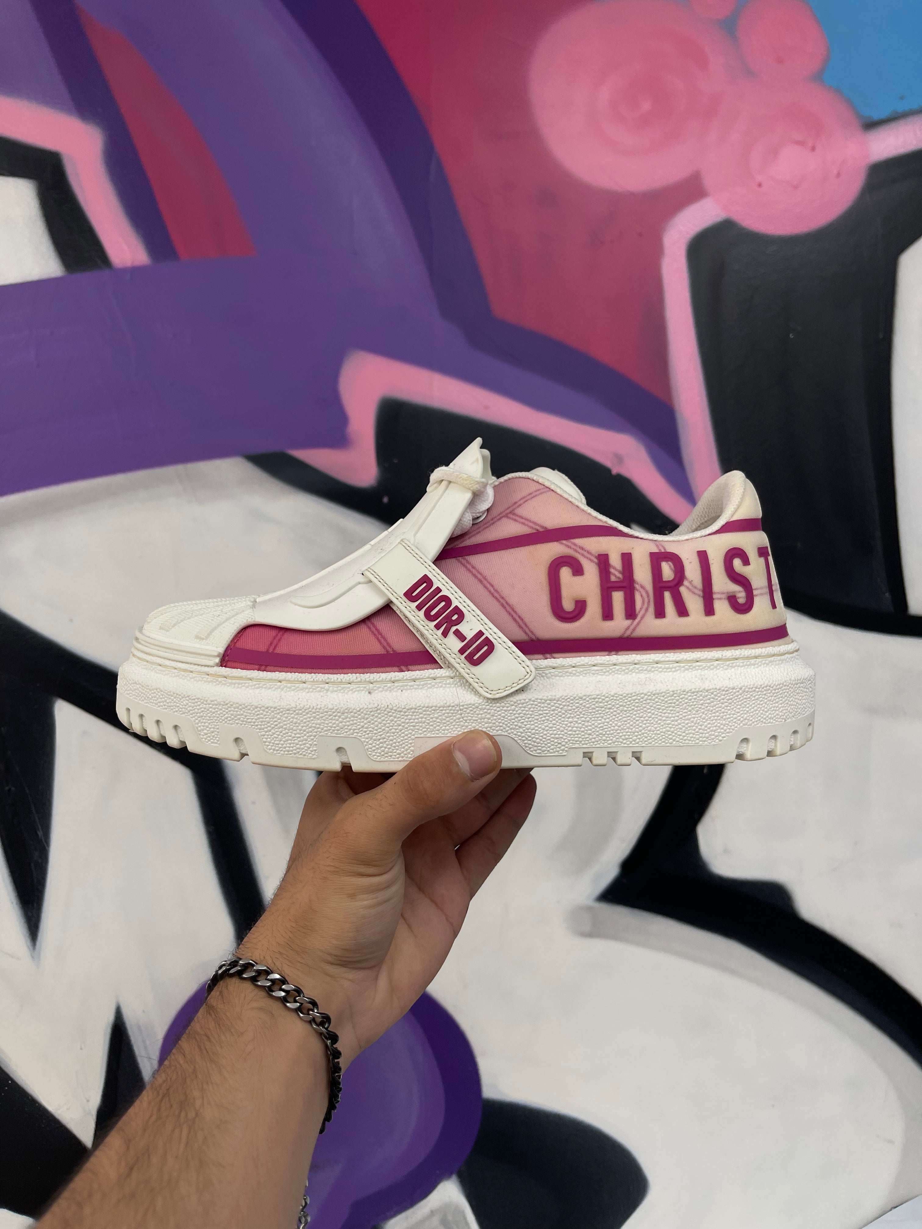Dior White Pink Dior-ID Sneakers