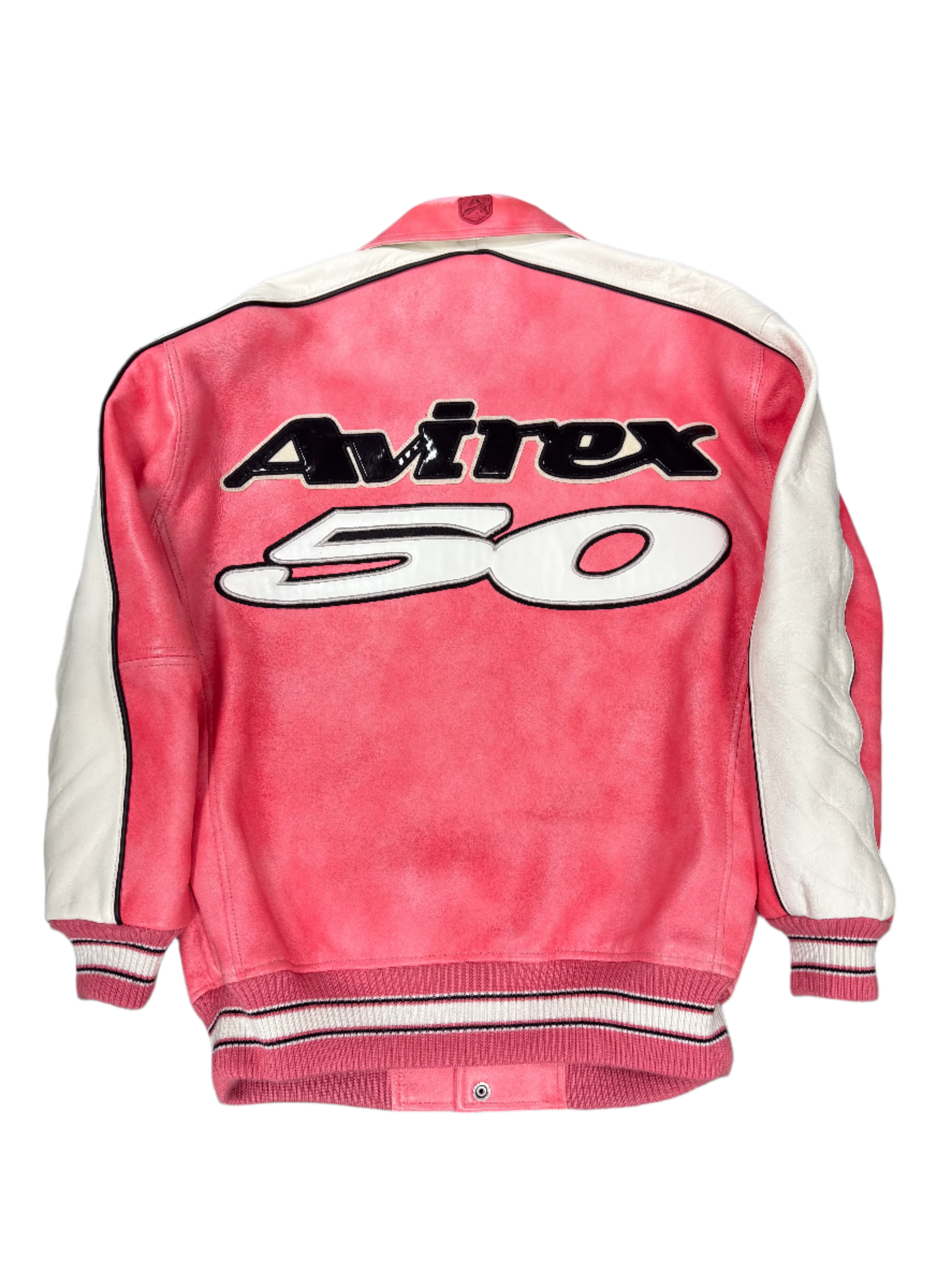 Hellstar Avirex Pink Varsity Jacket