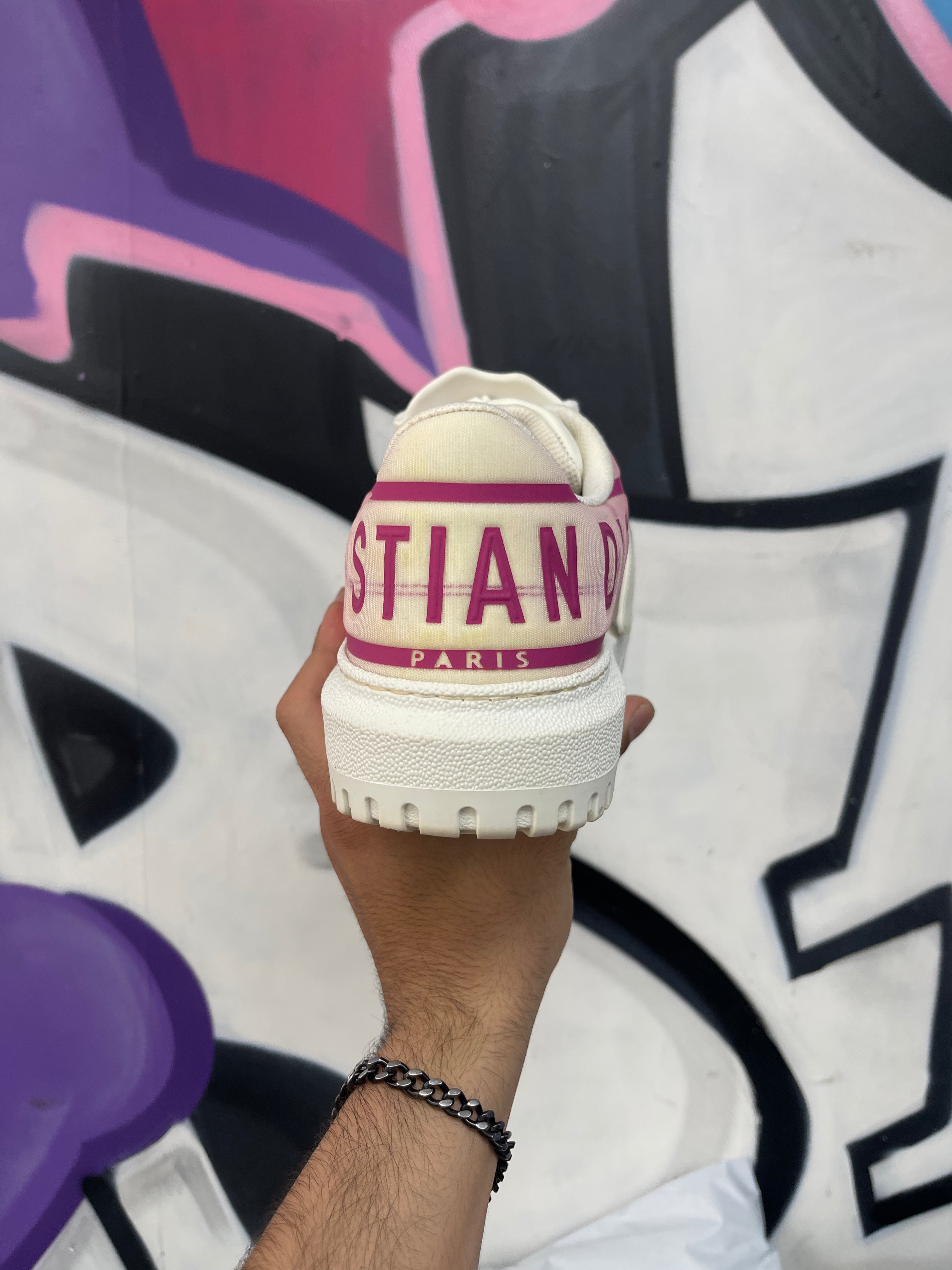 Dior White Pink Dior-ID Sneakers