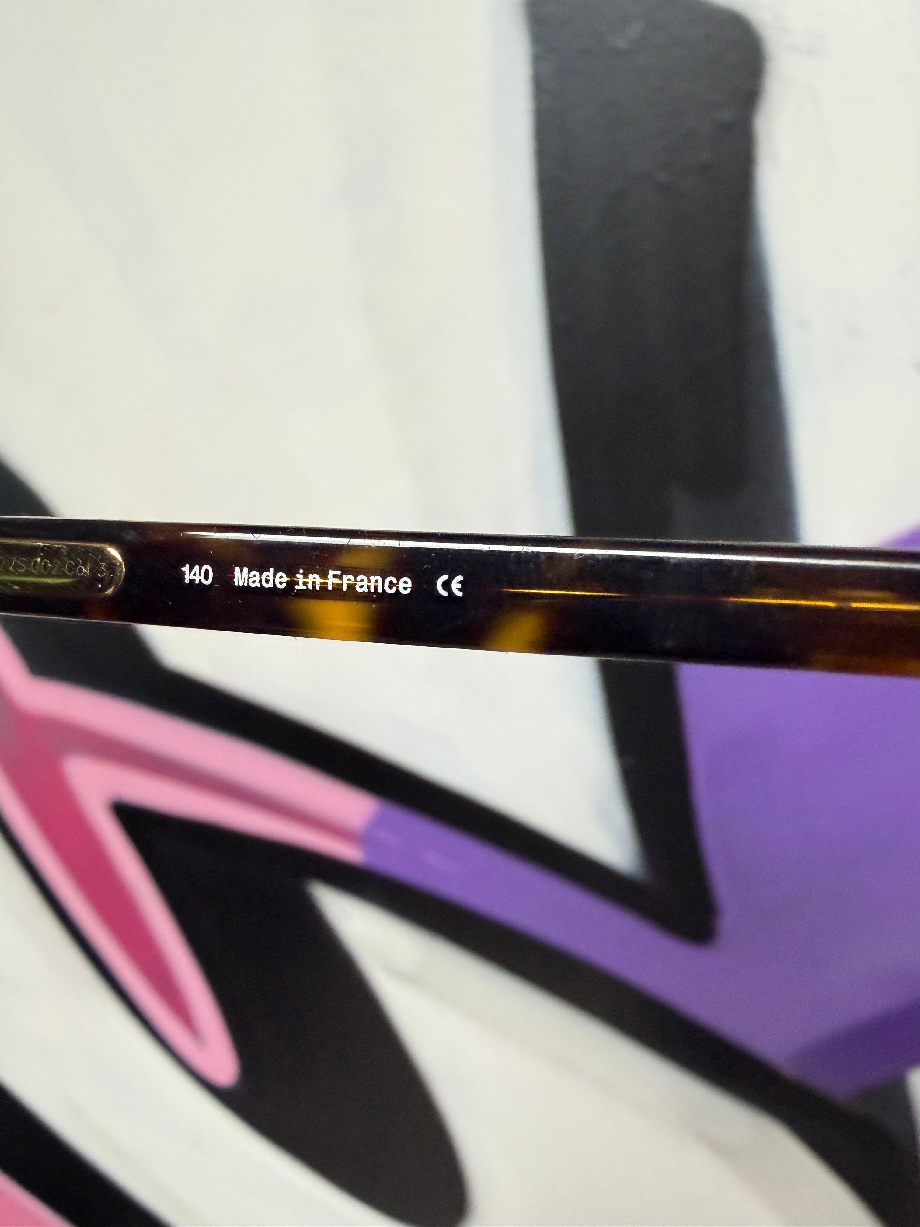 Cartier Black Big Lens Sunglasses