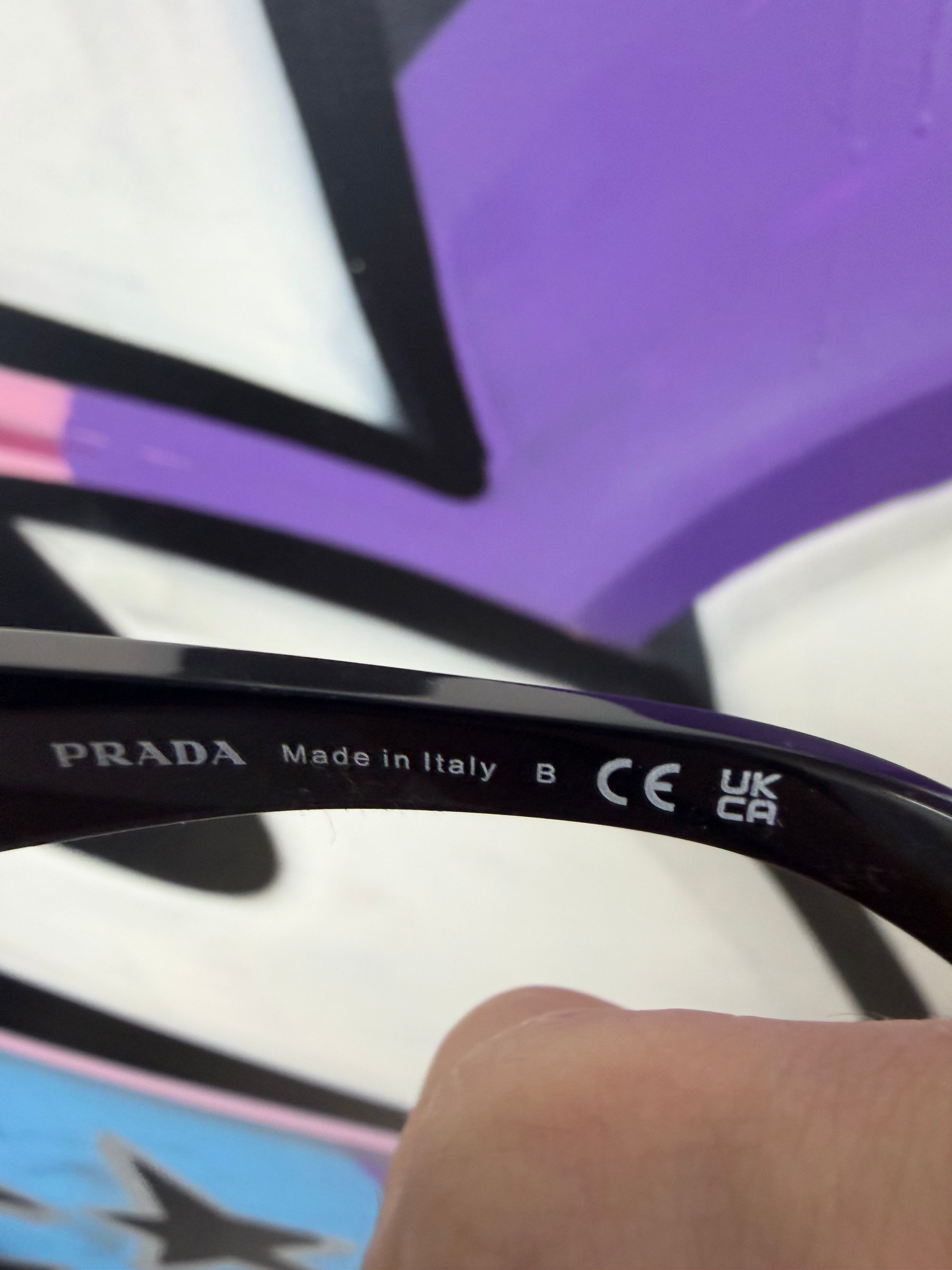 Prada Black Triangle Sunglasses