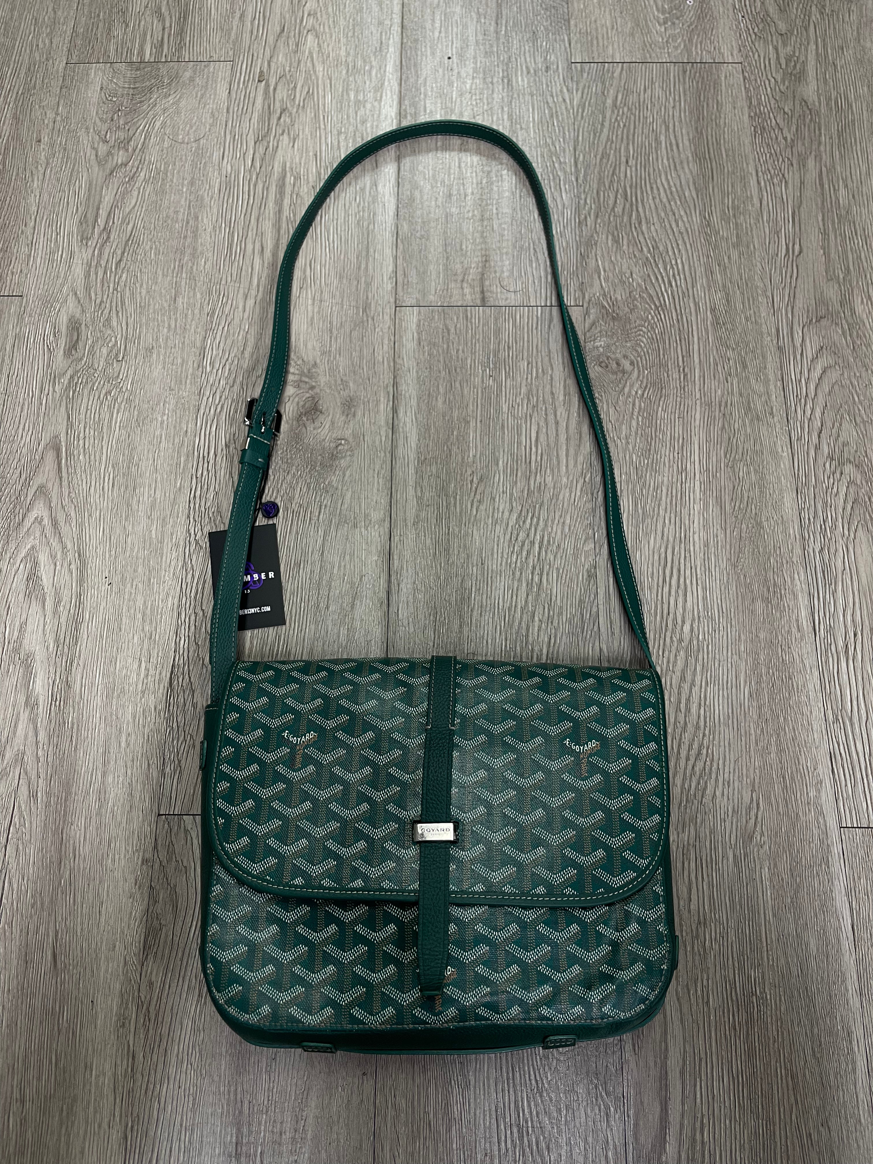 Goyard Green Belvedere Bag