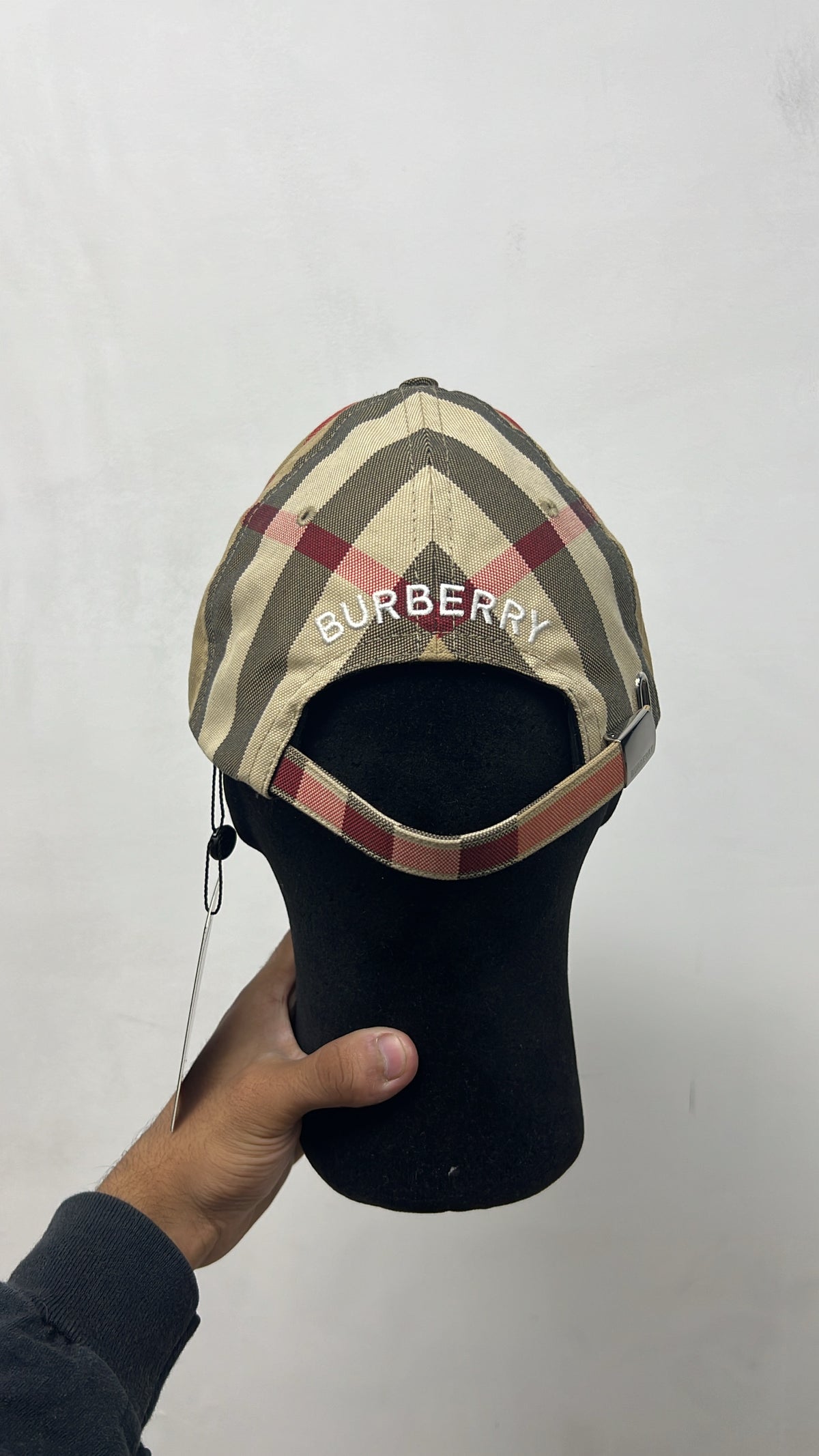 Burberry Plaid Monogram Hat