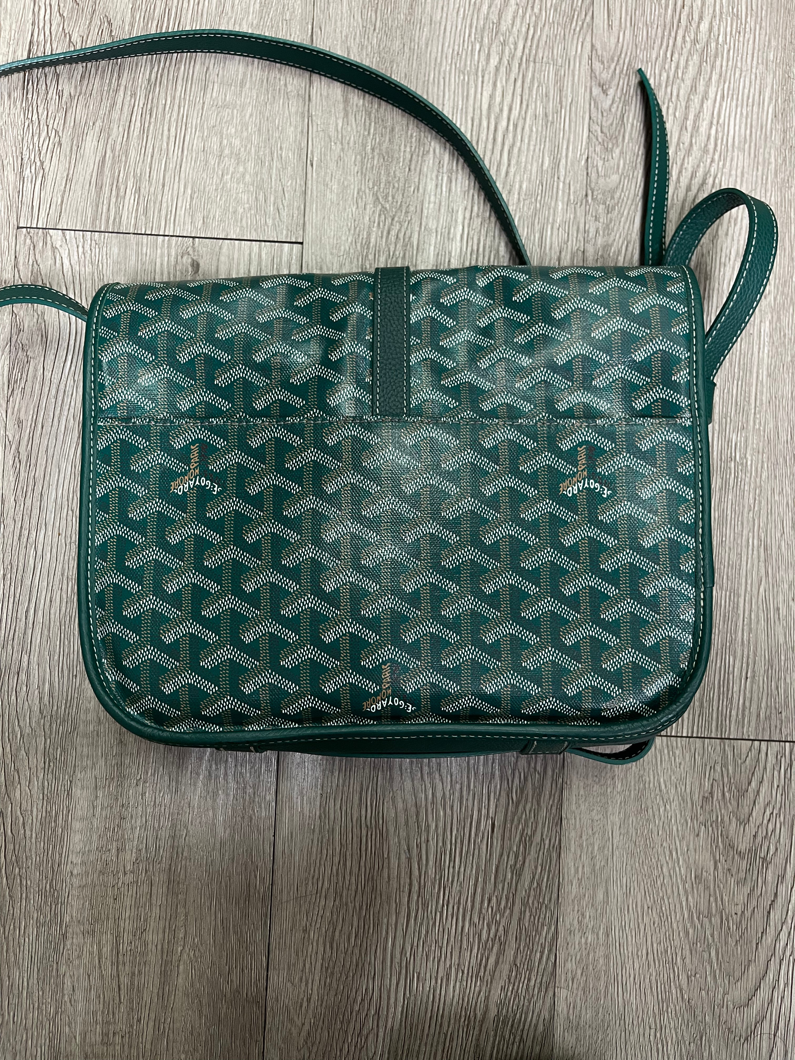 Goyard Green Belvedere Bag