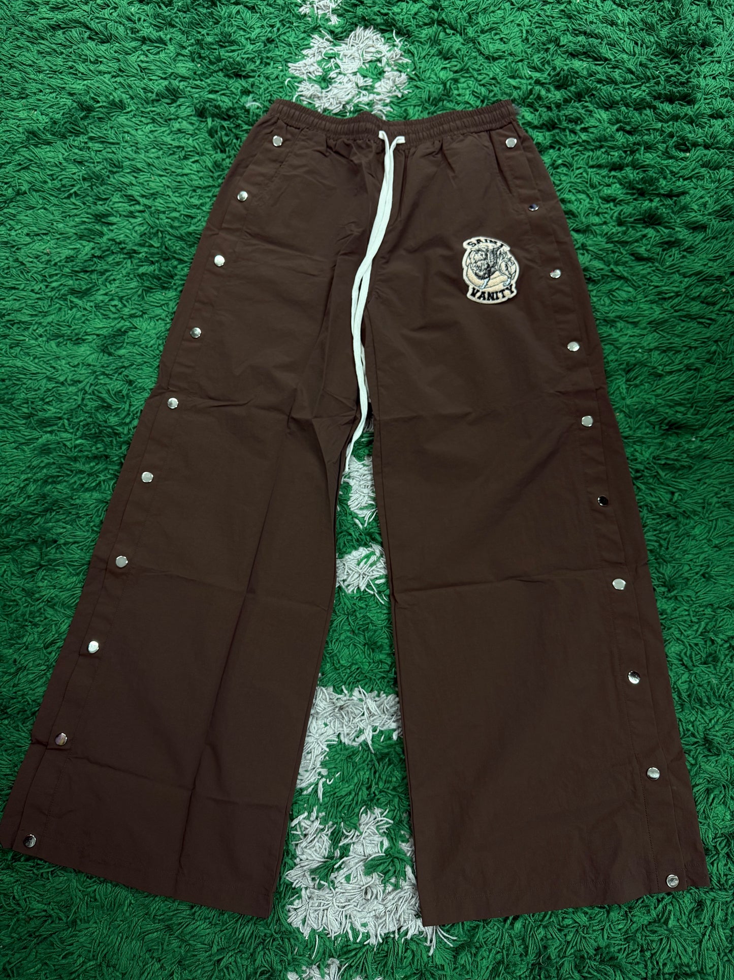 Saint Vanity Nylon Pants Brown