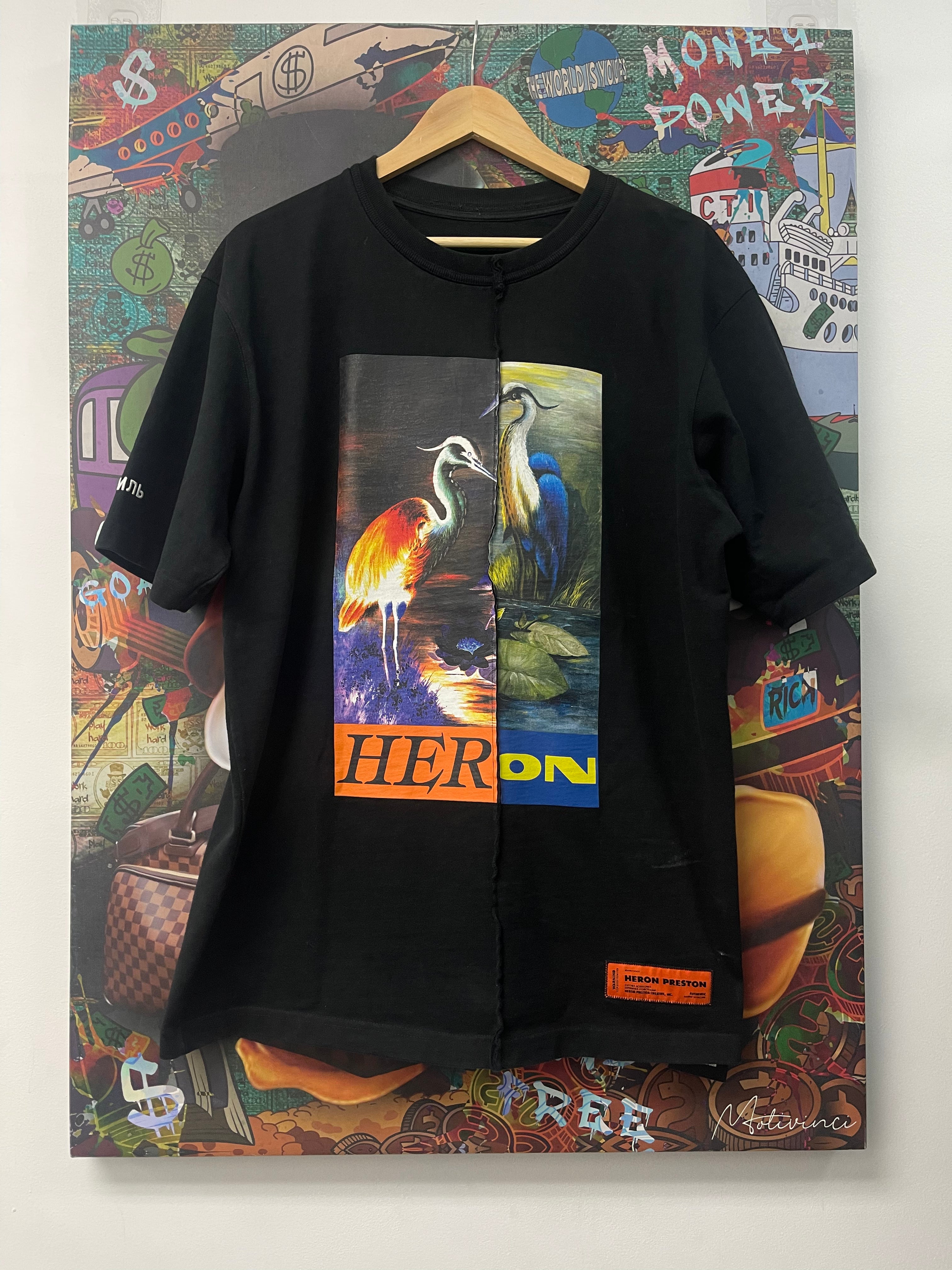Heron Preston Split Swan Tee
