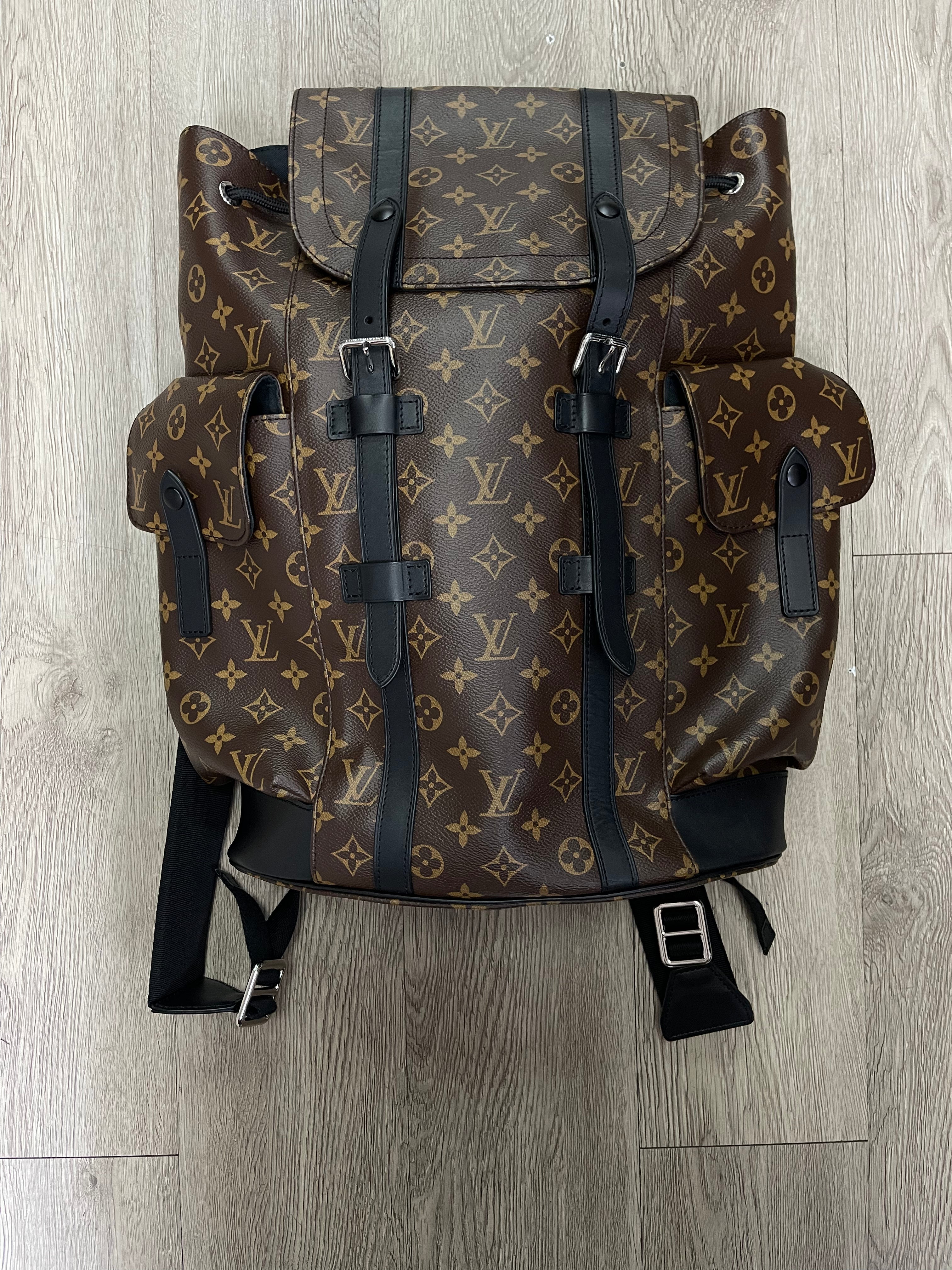 Louis Vuitton Brown Monogram Christopher Book Bag