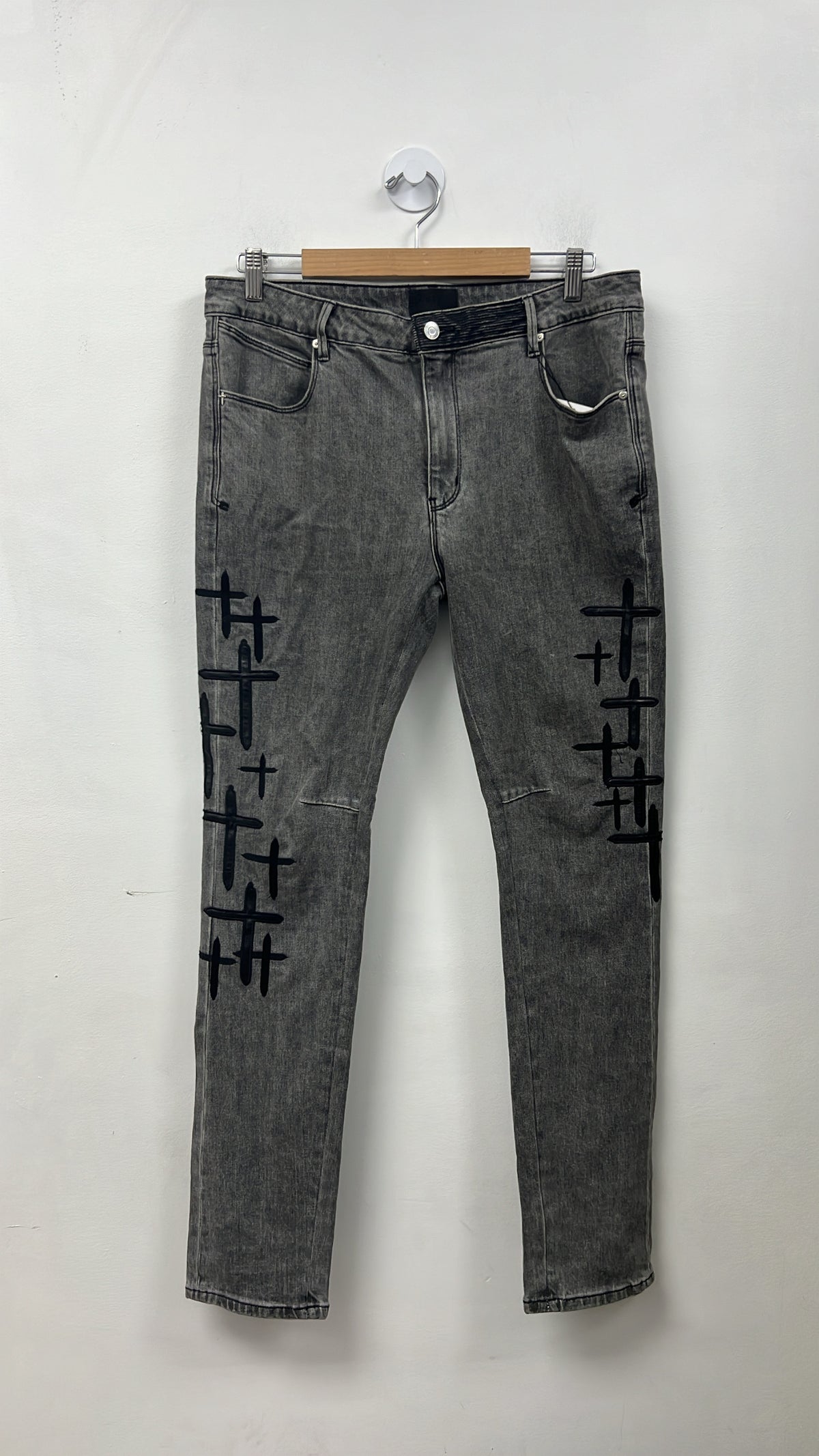RTA Grey Flooded Plus Jeans