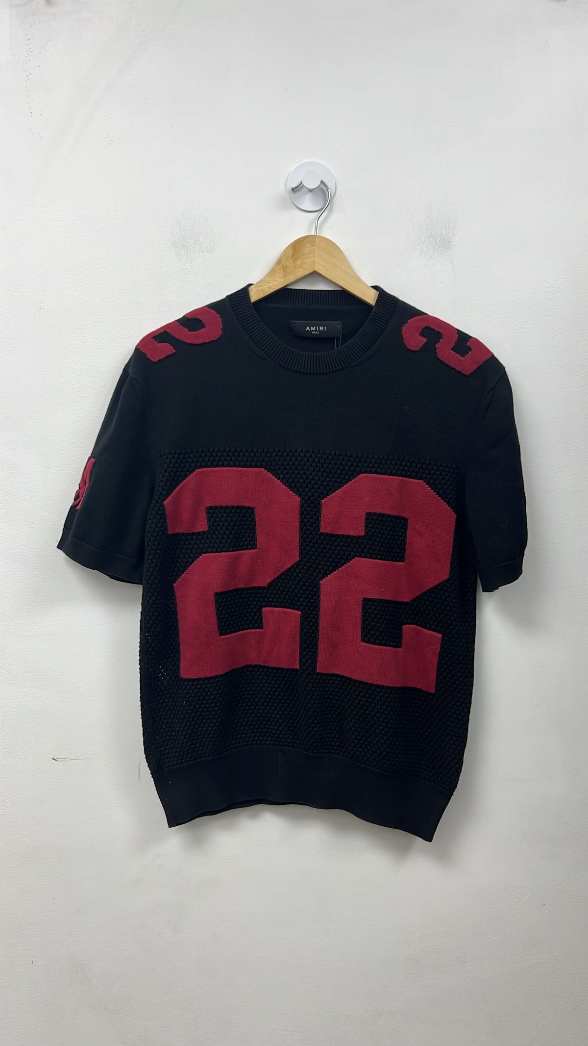 Amiri Knit Black Red 22 Tee