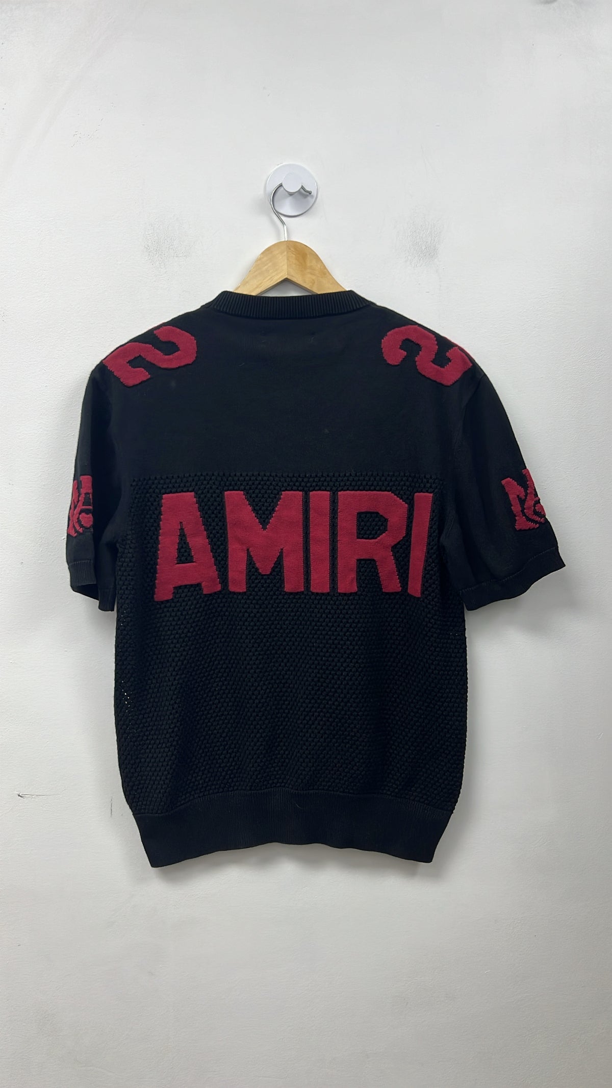 Amiri Knit Black Red 22 Tee