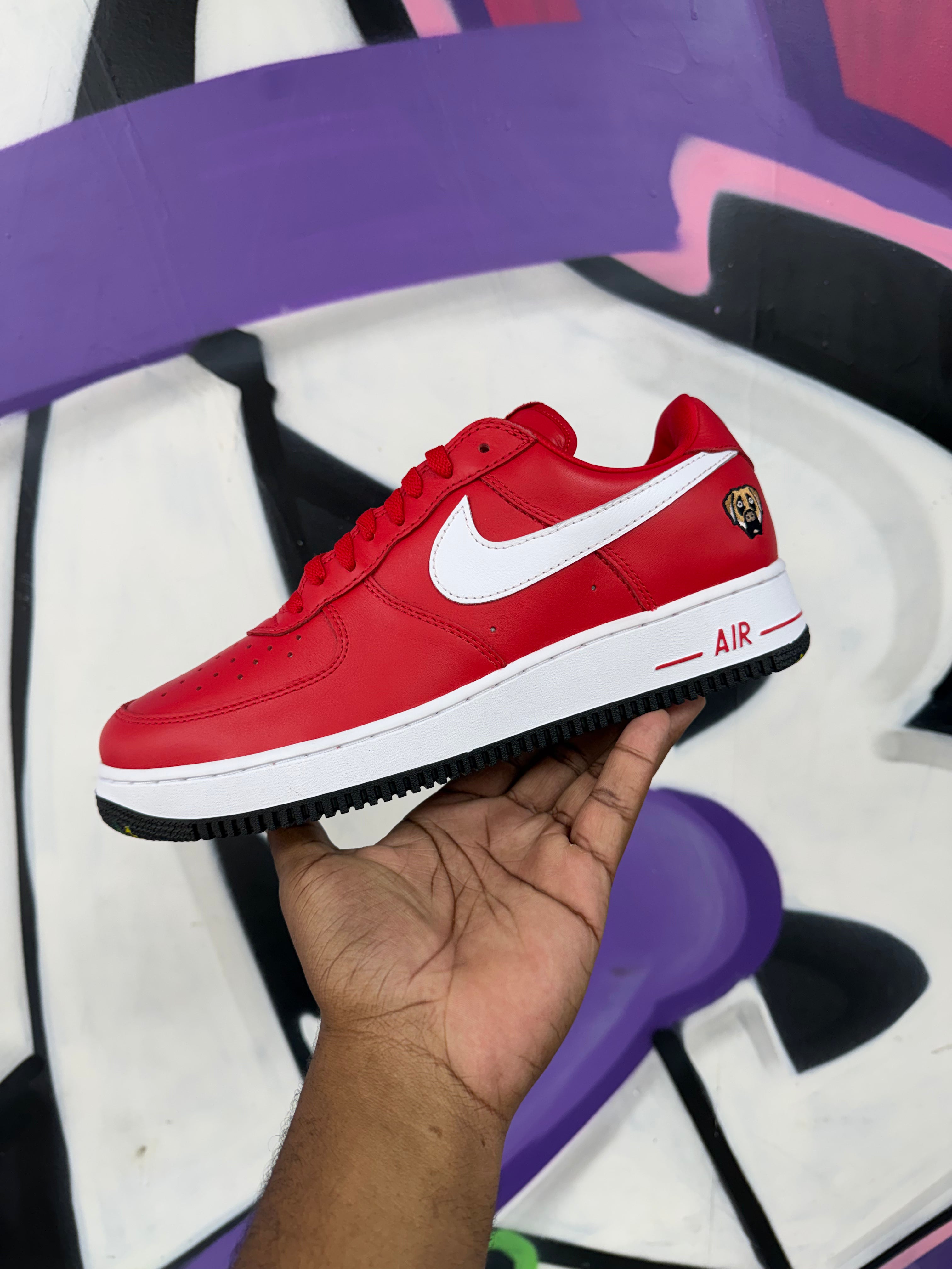 Nike AF1 Victor Victor University Red Sneakers