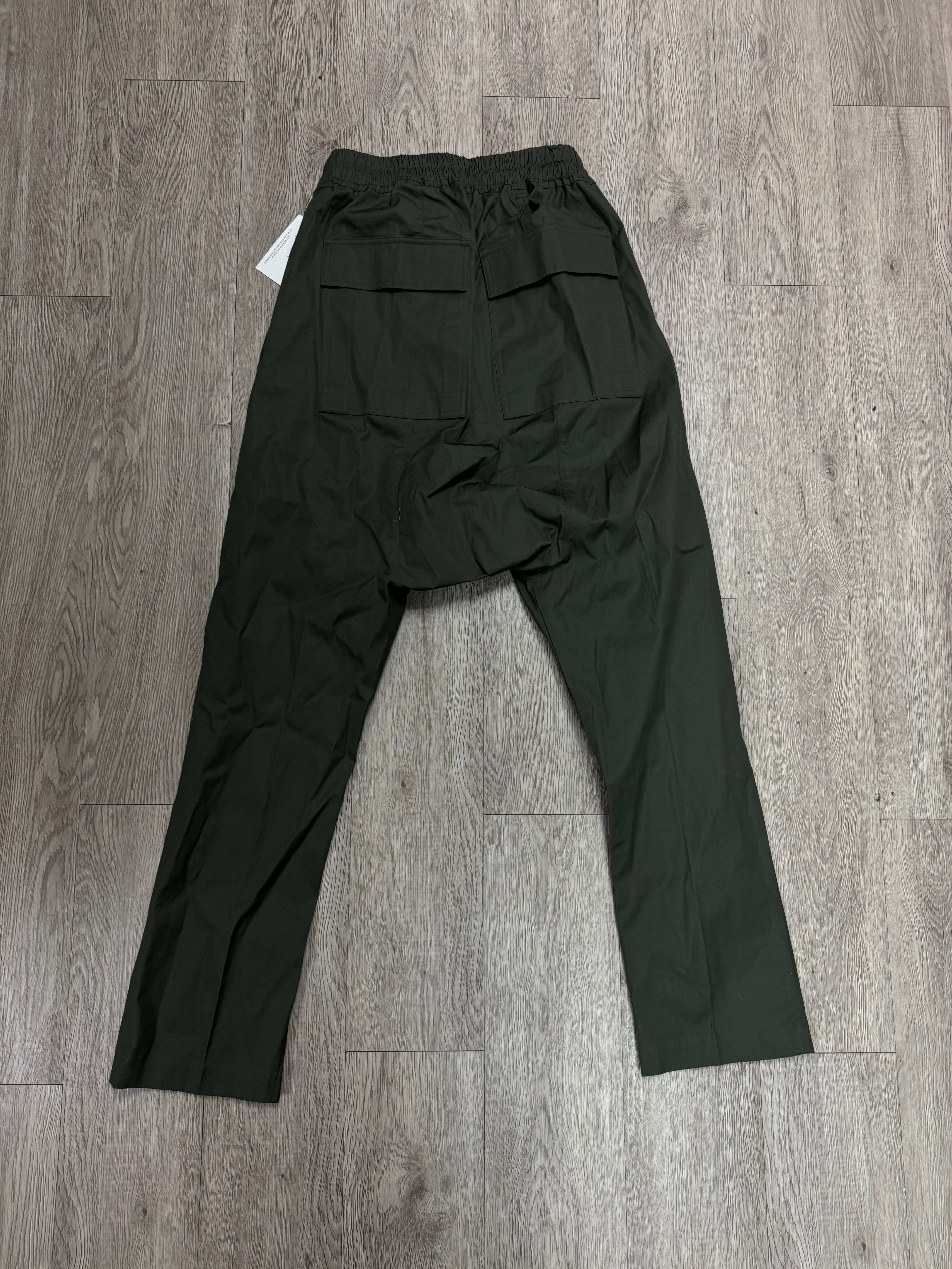 Rick Owens Olive Bosco Drawstring (46) Pants