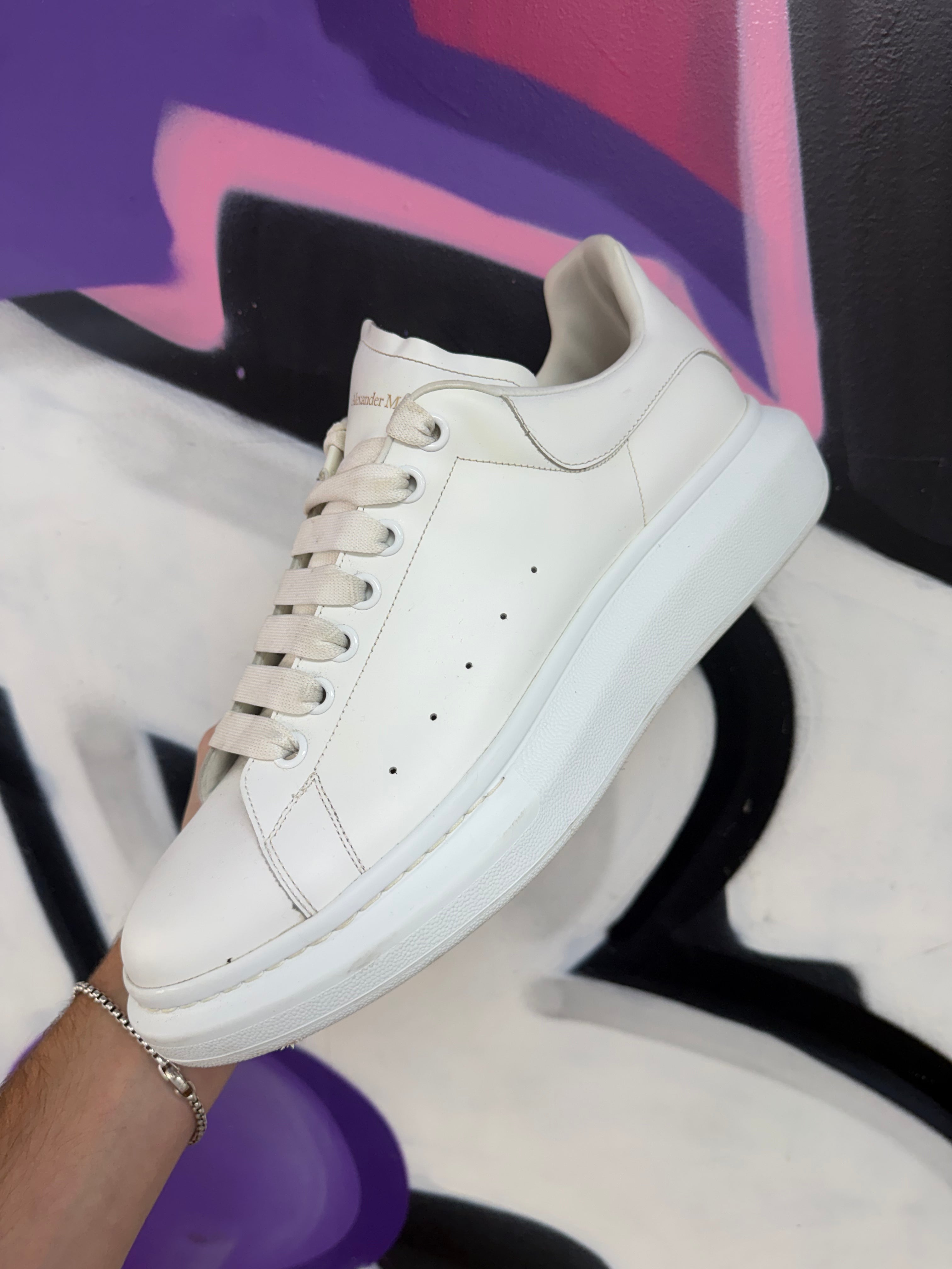 Alexander Mcqueen White White Oversize Sneakers