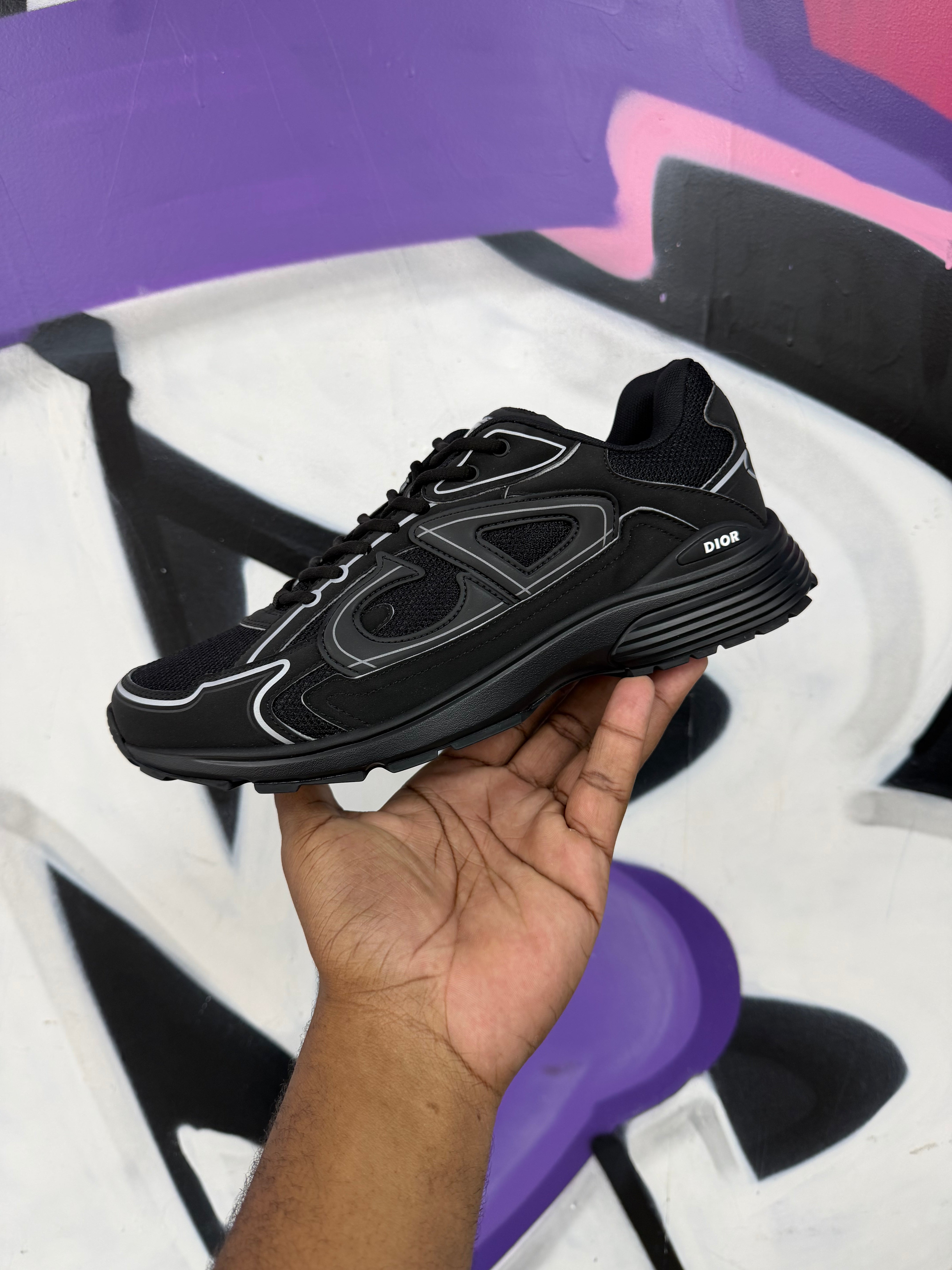 Dior Triple Black B30 Sneakers