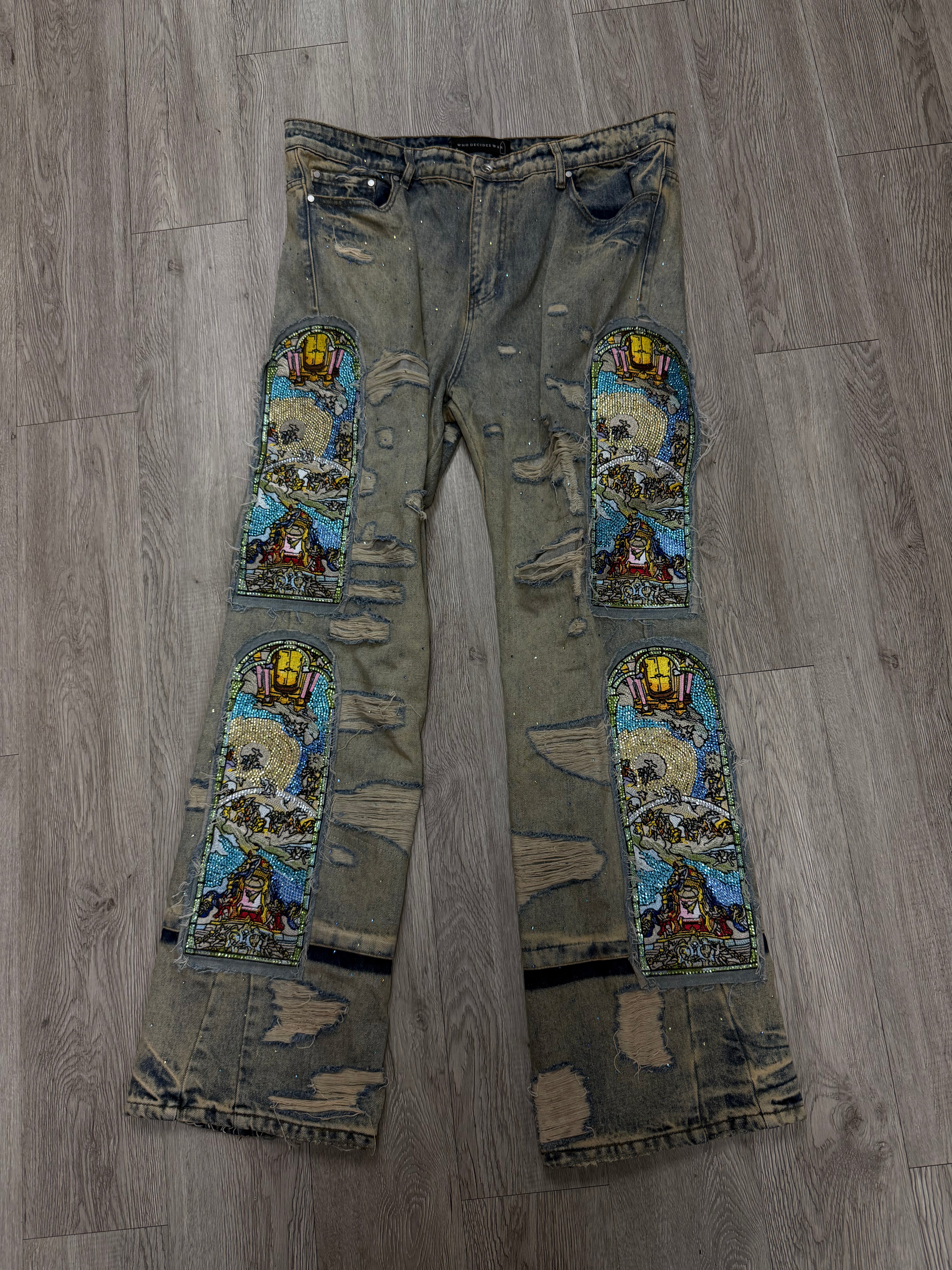 Who Decides War Aged Wash Chalice Denim Jeans