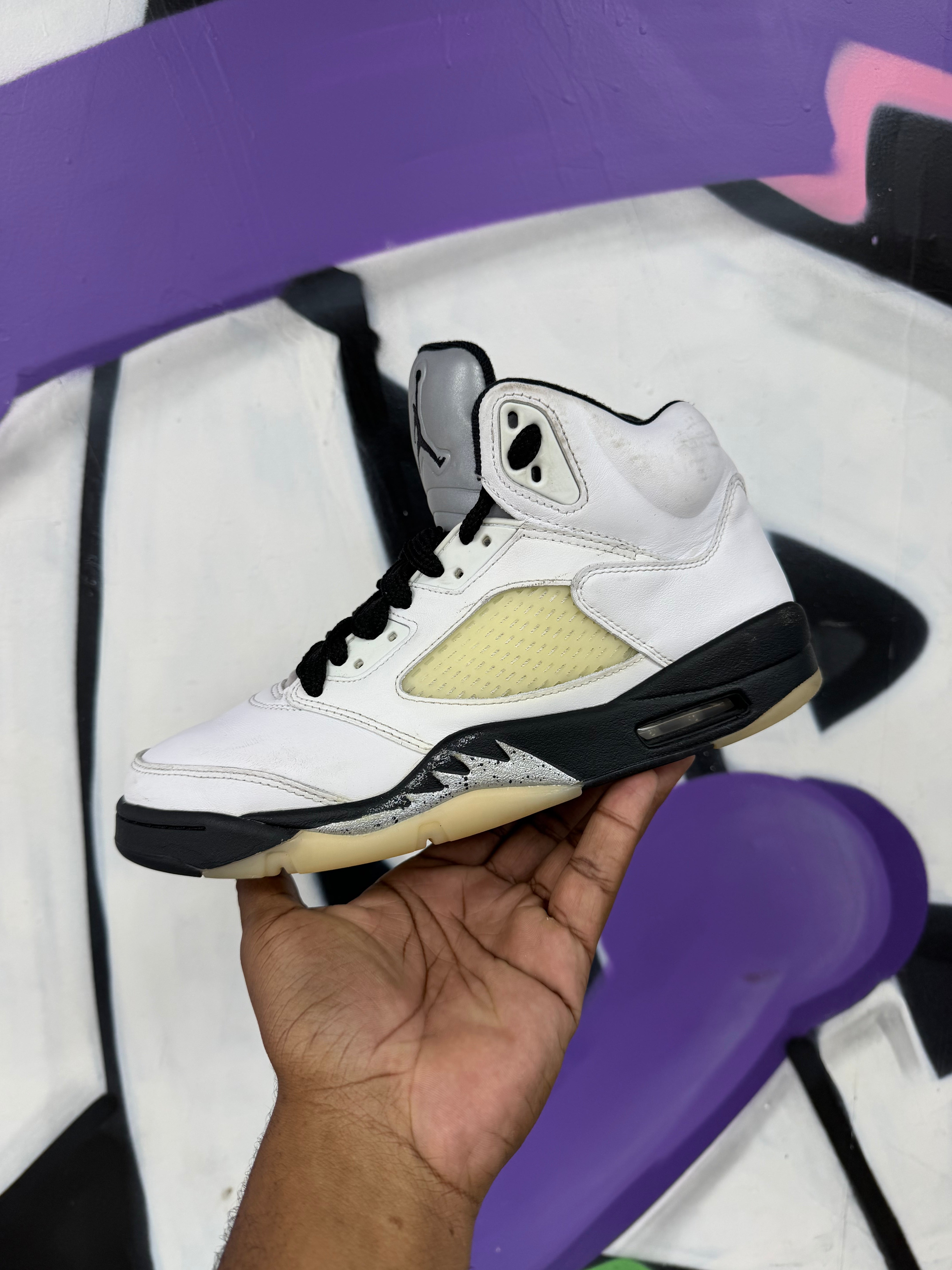 Jordan 5 Reverse Metallic Sneakers