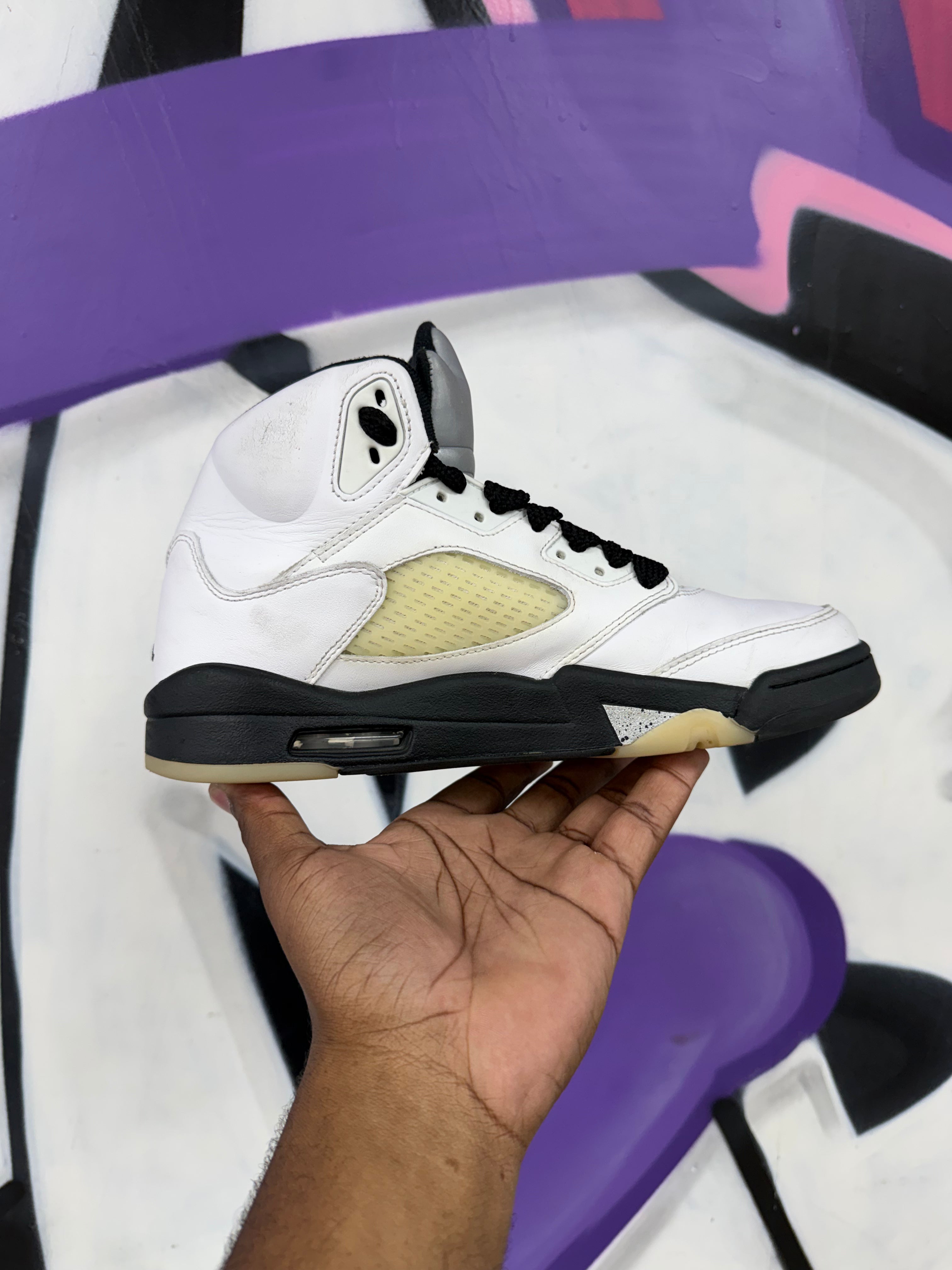 Jordan 5 Reverse Metallic Sneakers