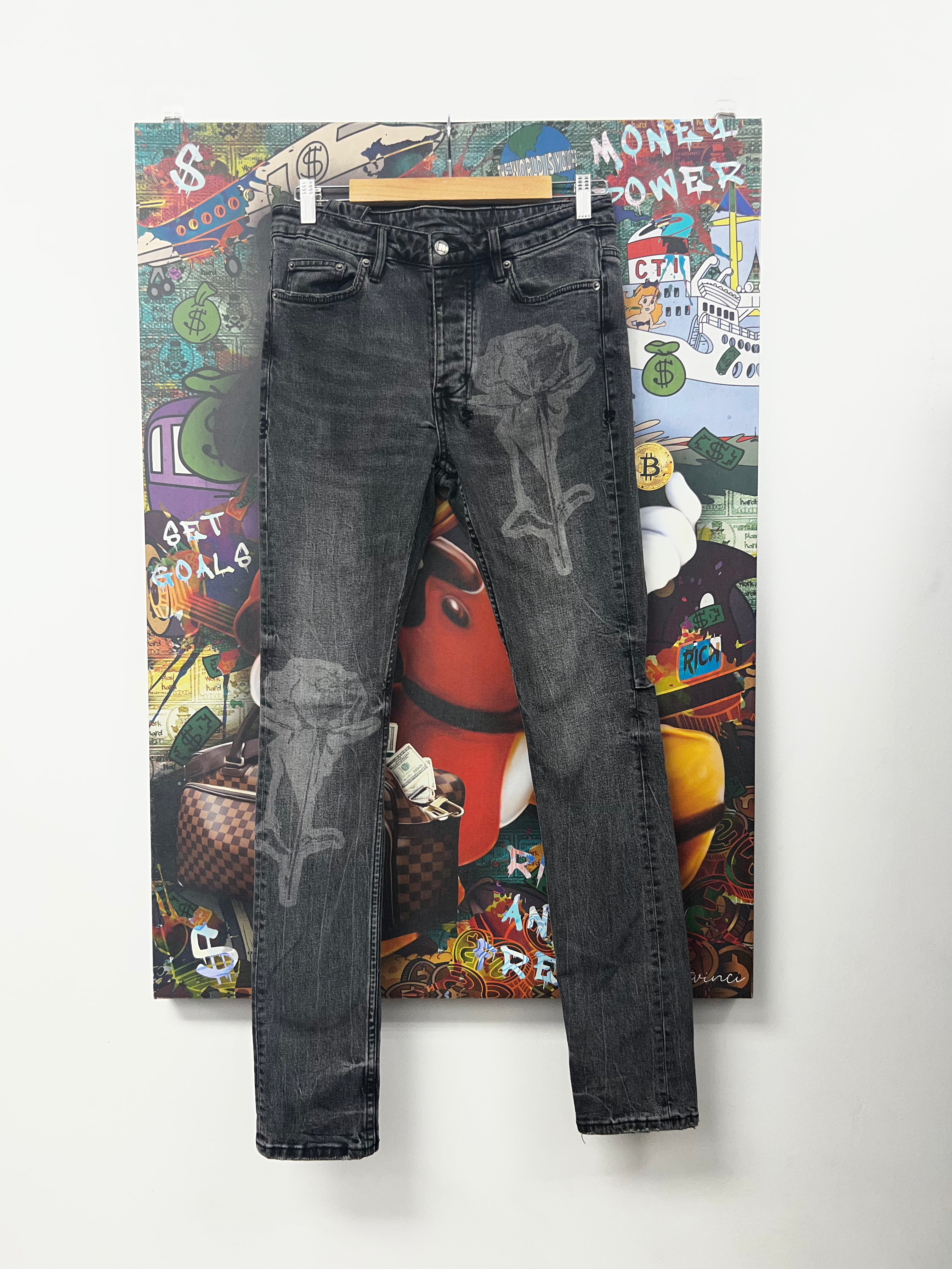 Ksubi Black Wash Rose Jeans