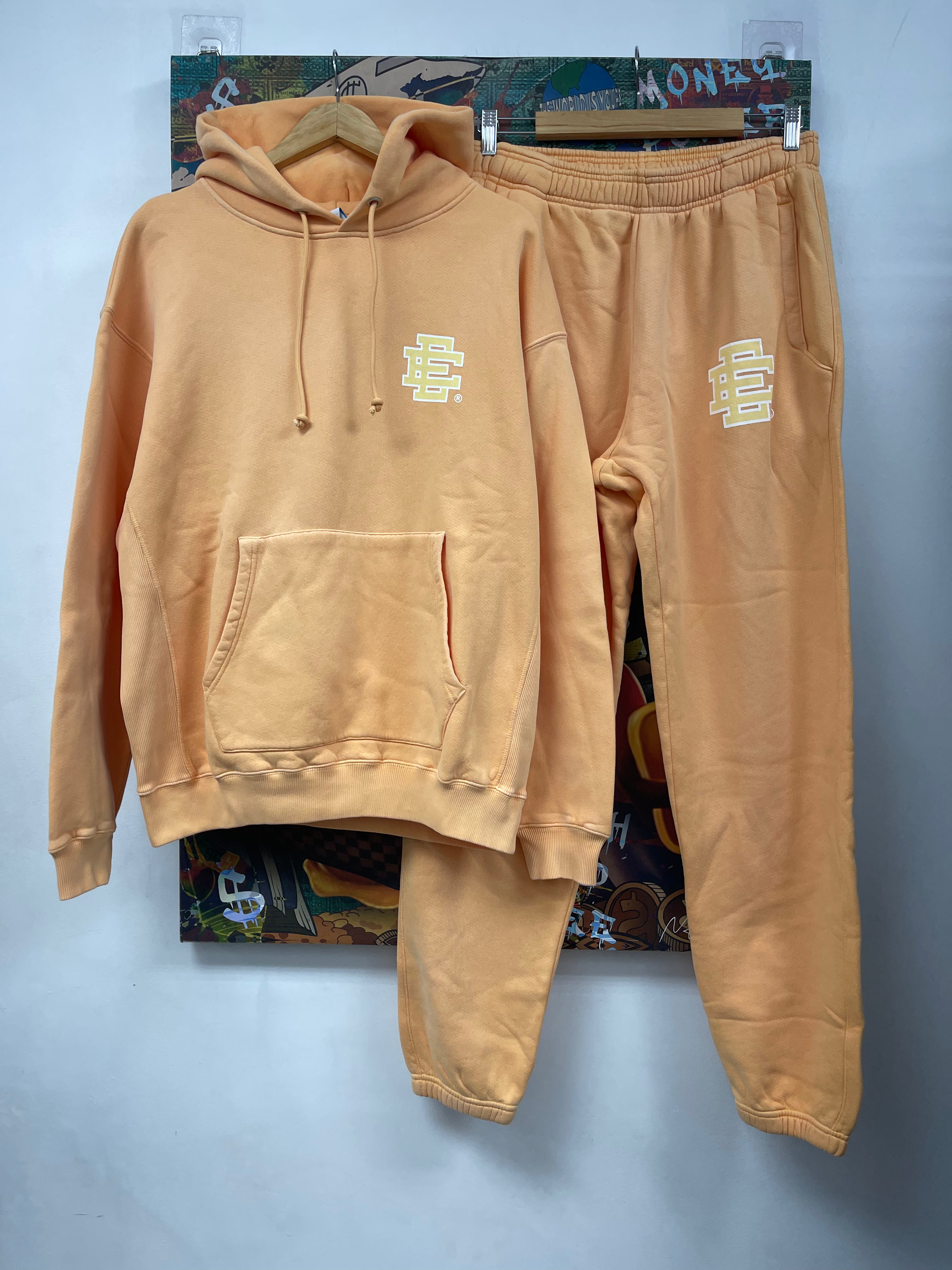 Eric Emanuel Orange Sweatsuit