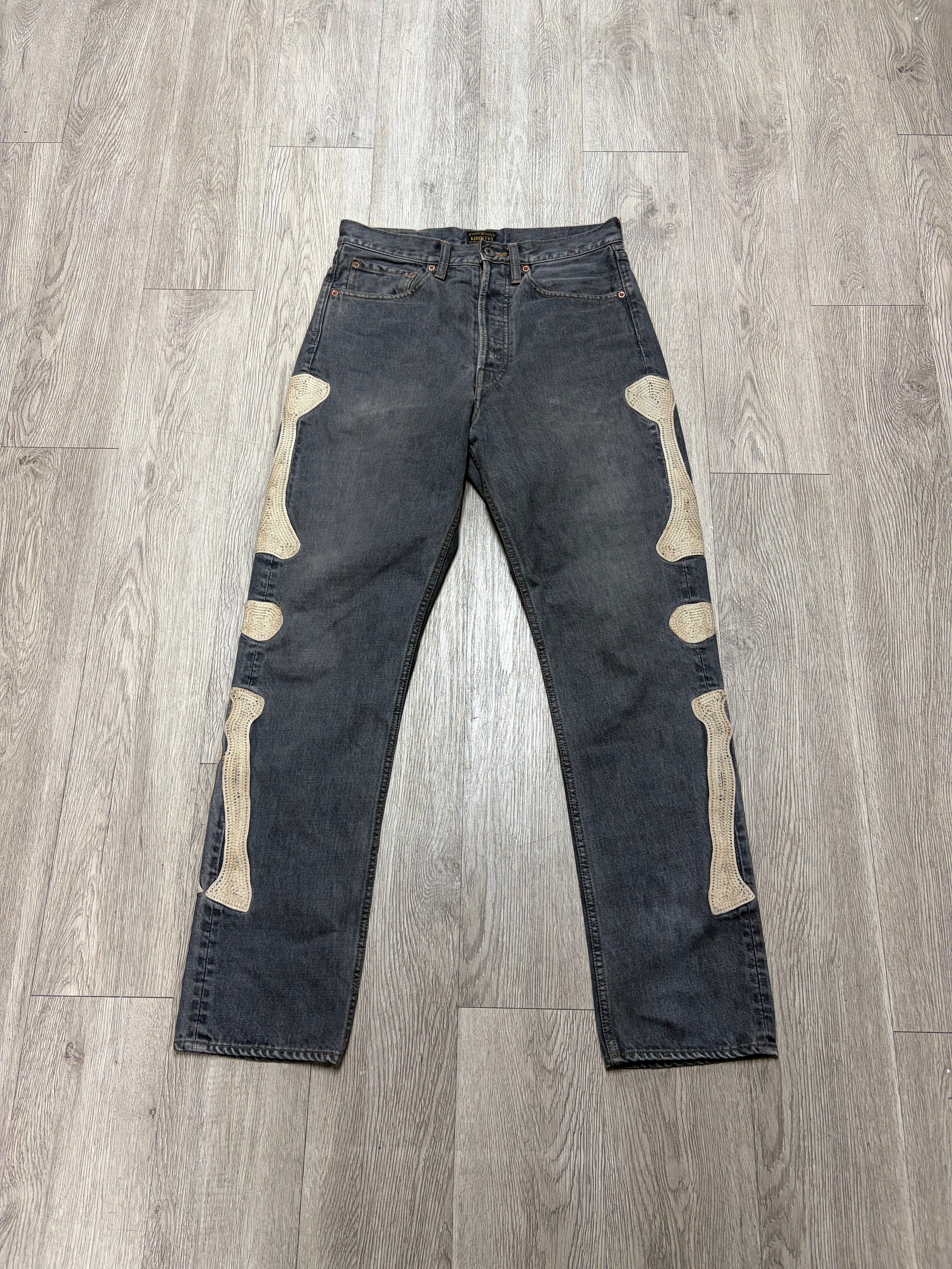 Kapital Grey Bone Jeans
