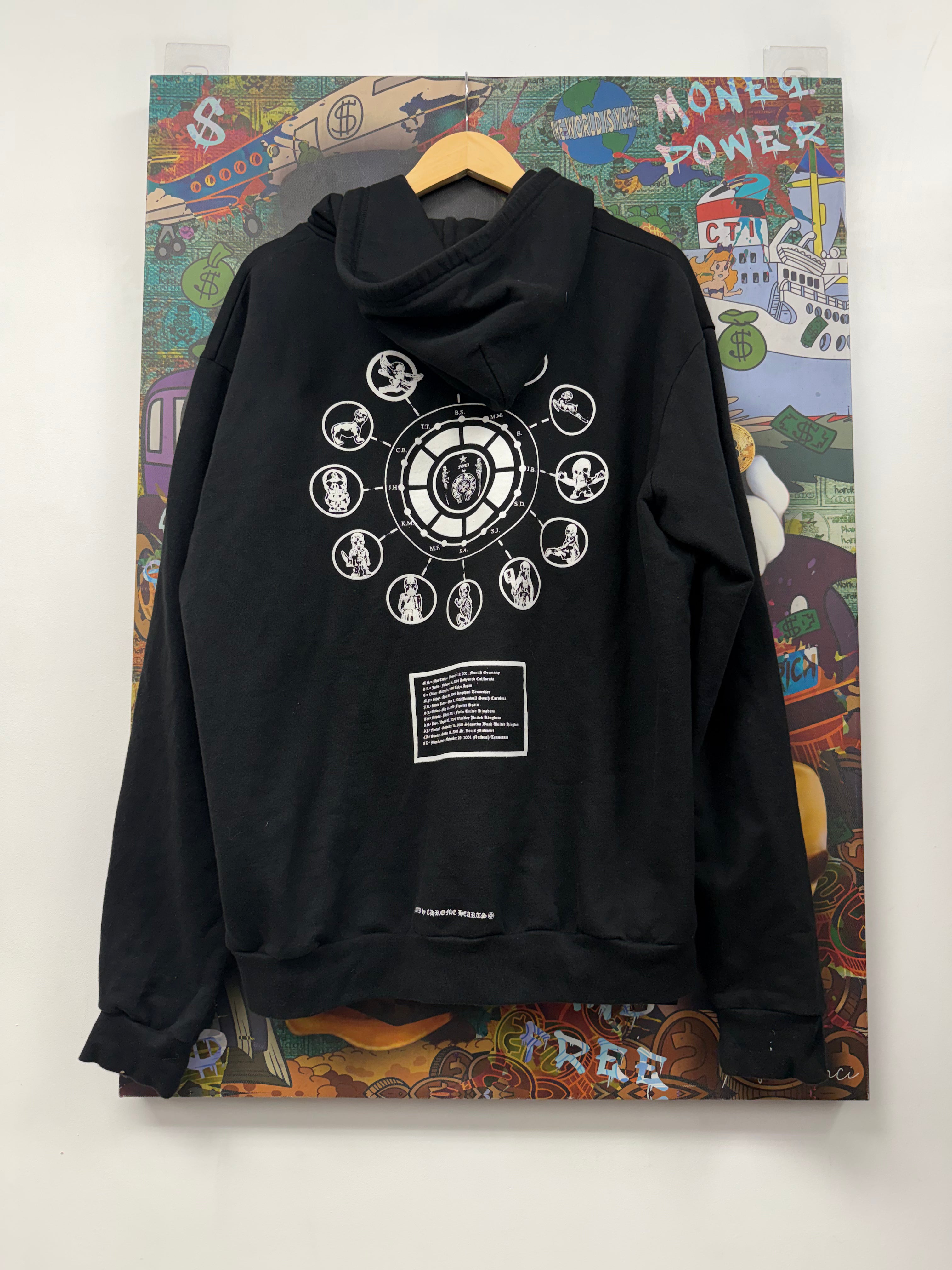 Chrome Hearts Black FOTI Zip Up