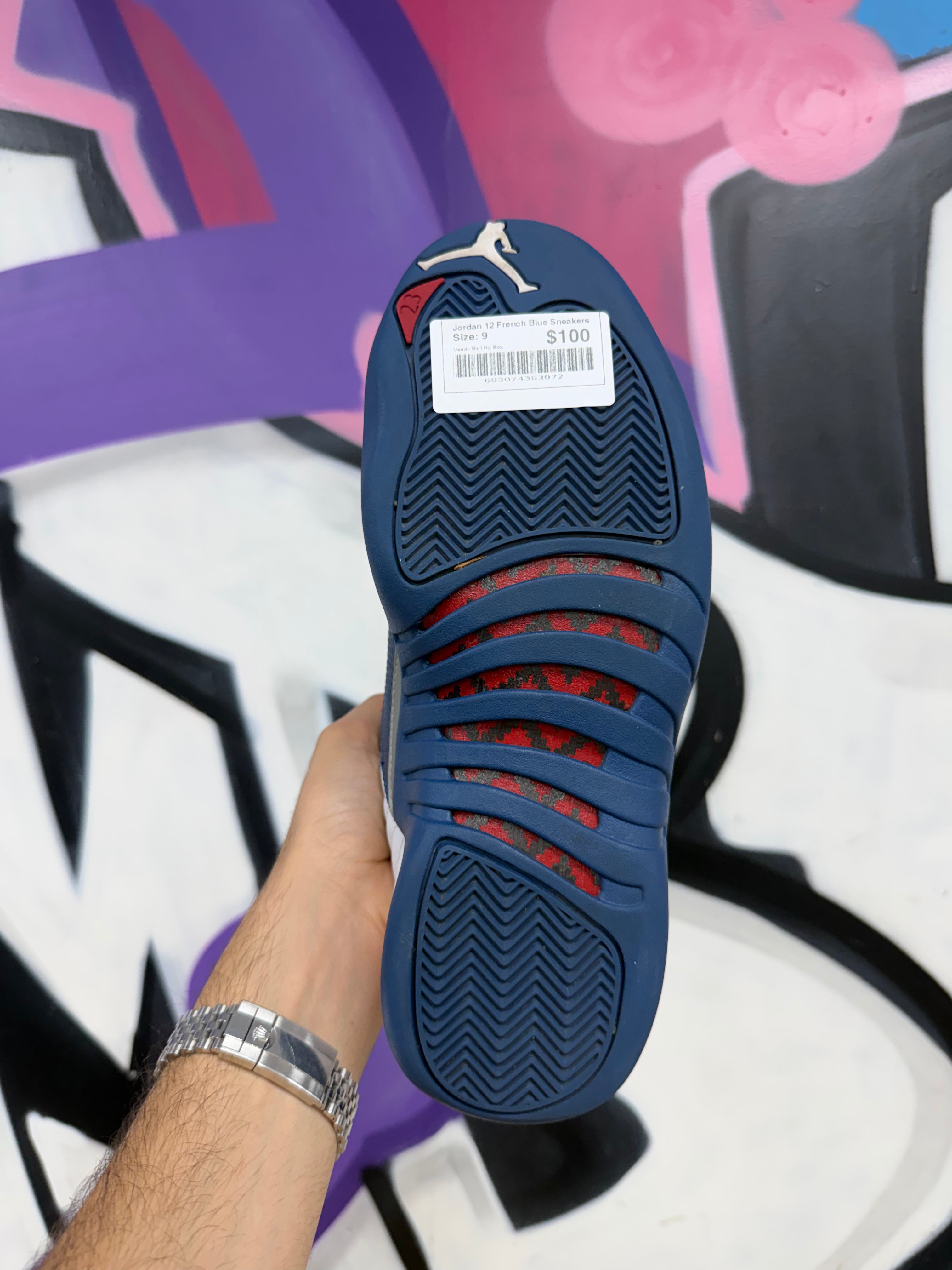 Jordan 12 French Blue Sneakers