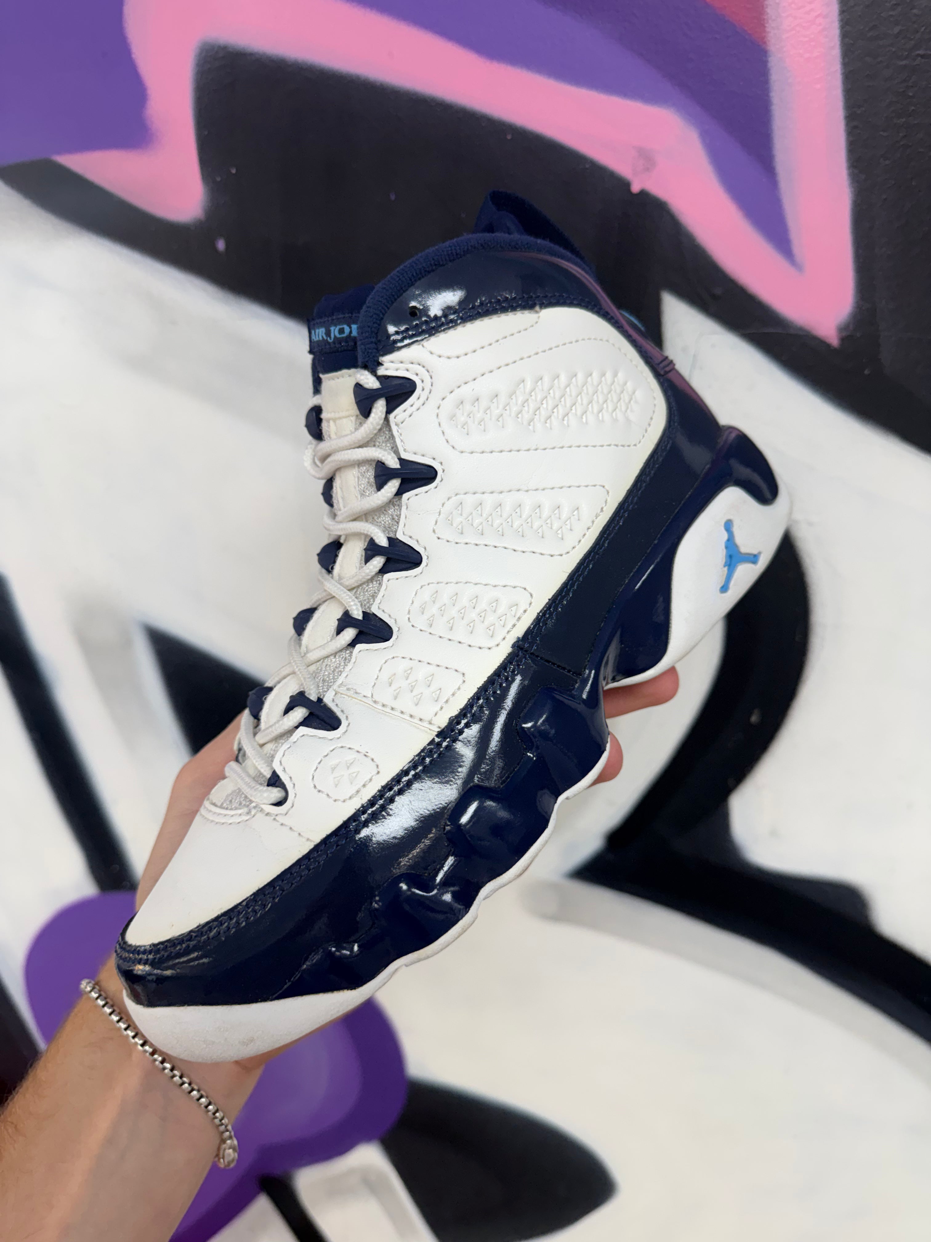 Jordan 9 Uni Blue Sneakers