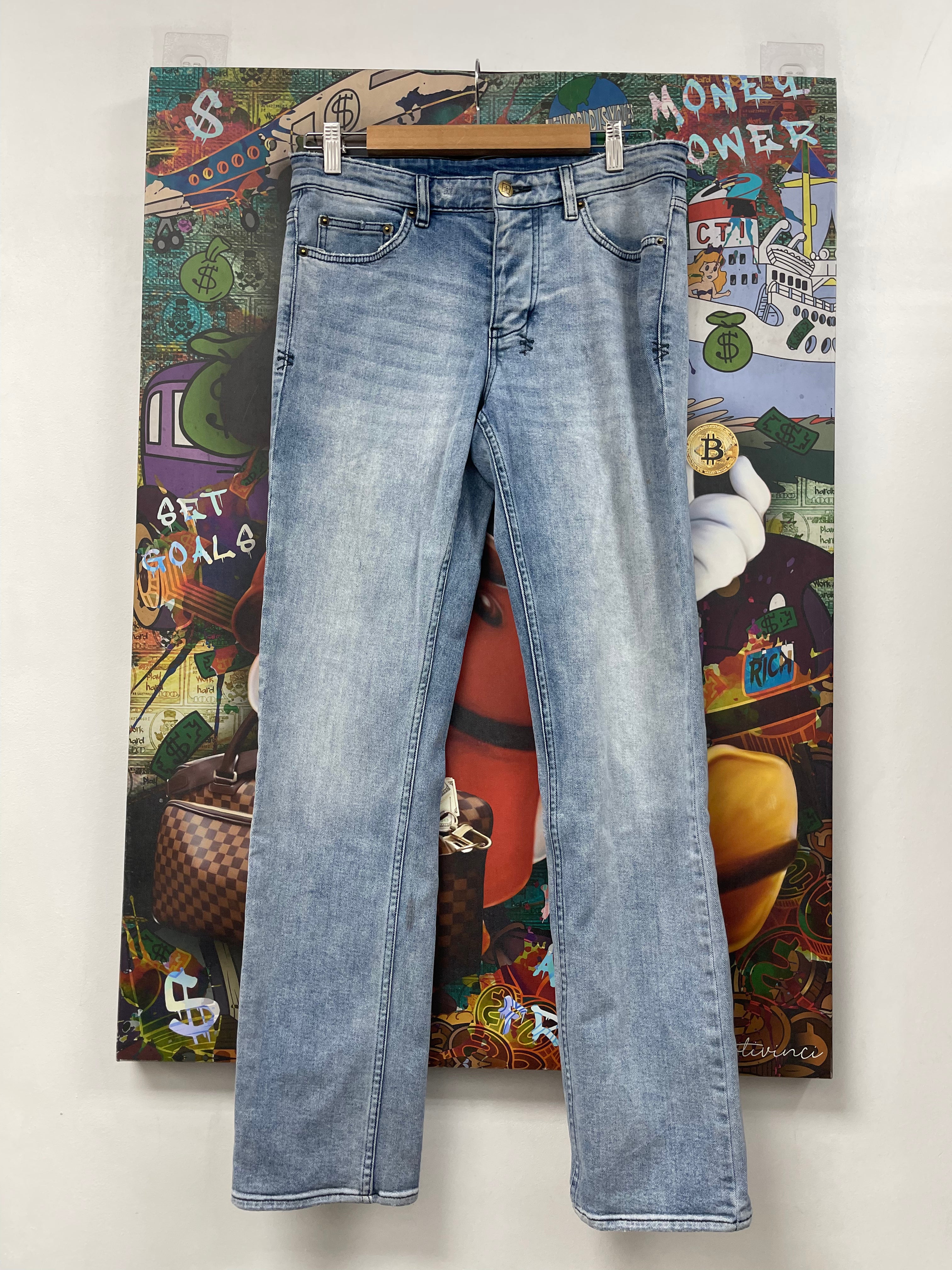 Ksubi Light Wash Plain Jeans