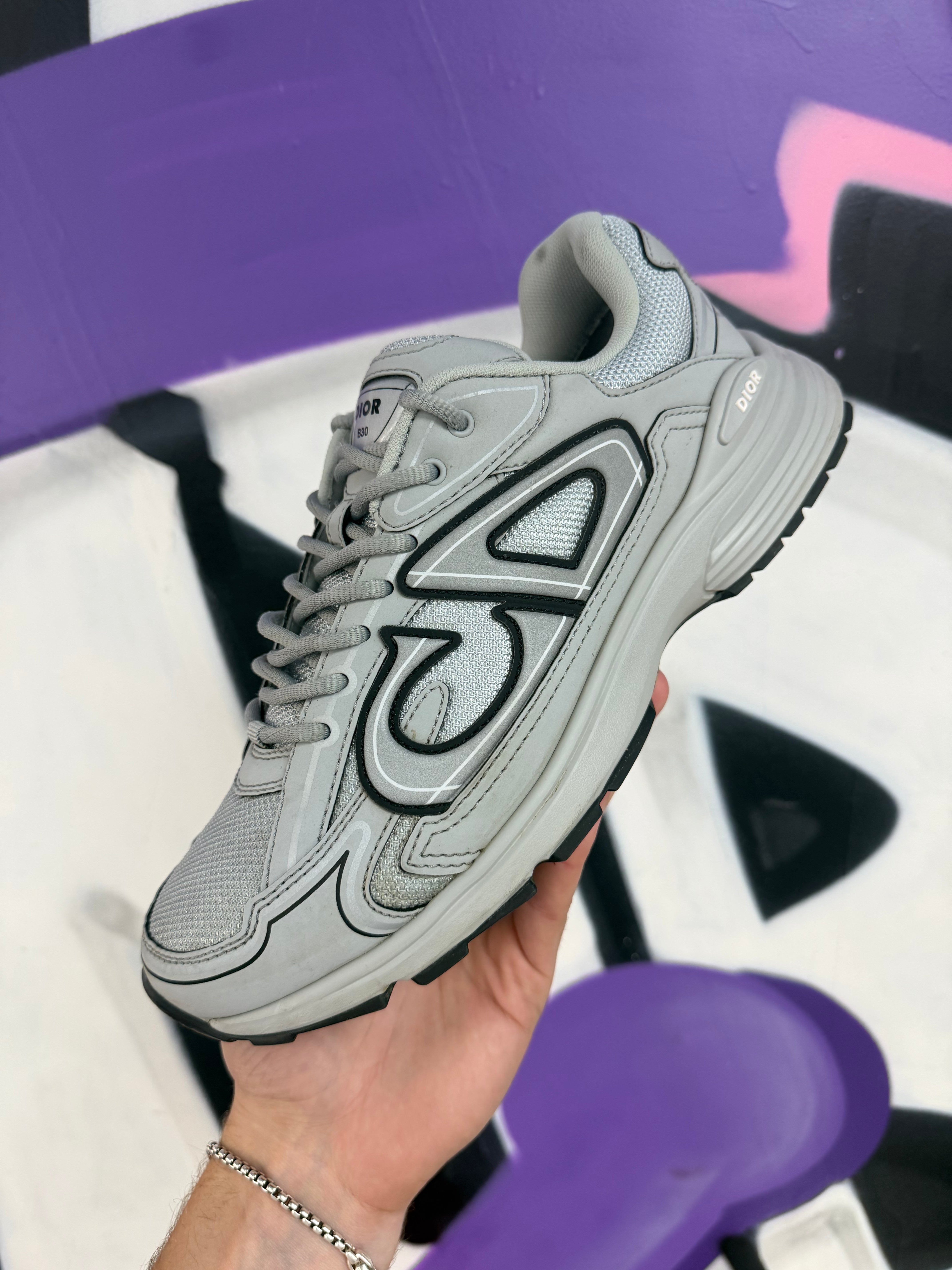 Dior B30 Grey Grey Sneakers