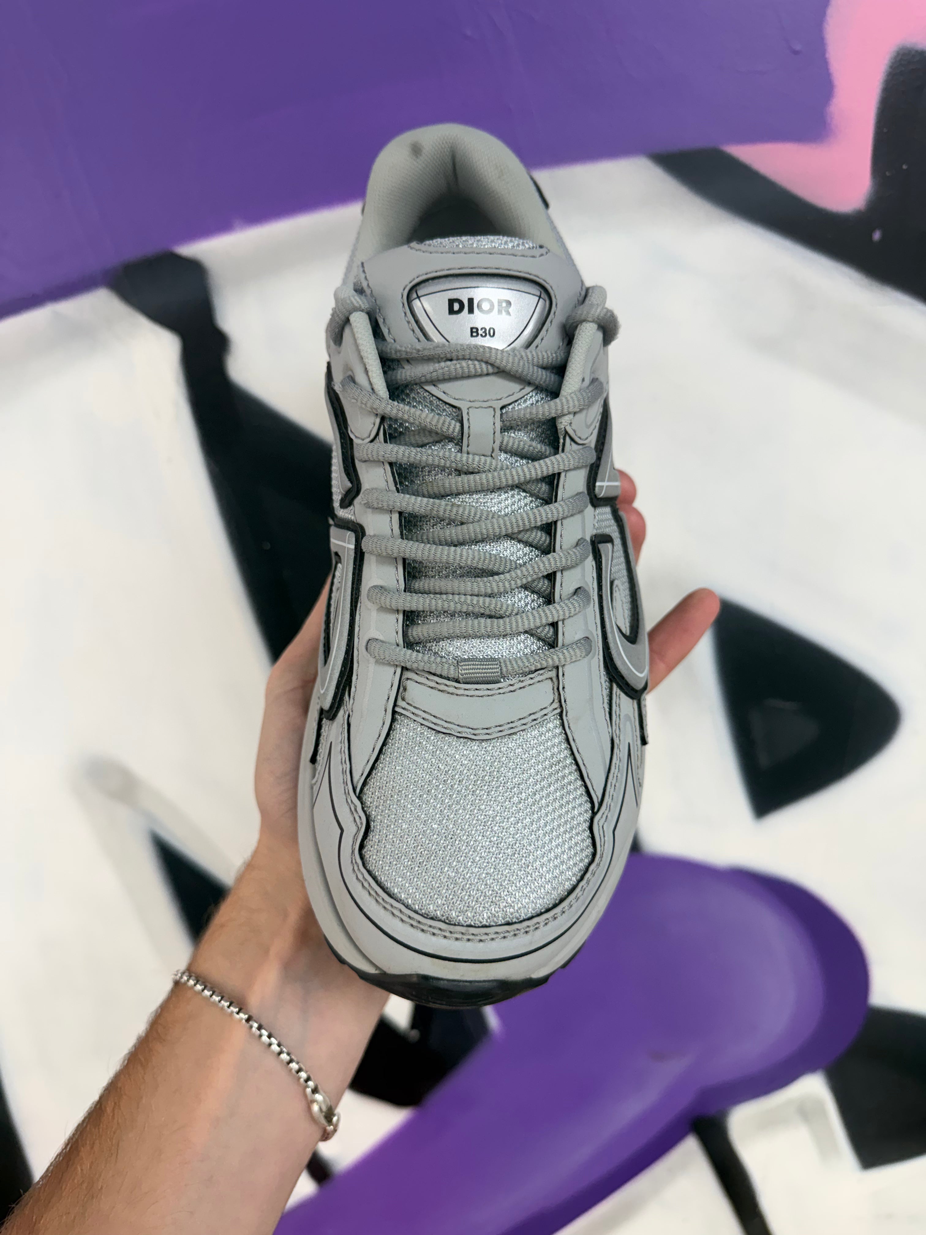 Dior B30 Grey Grey Sneakers